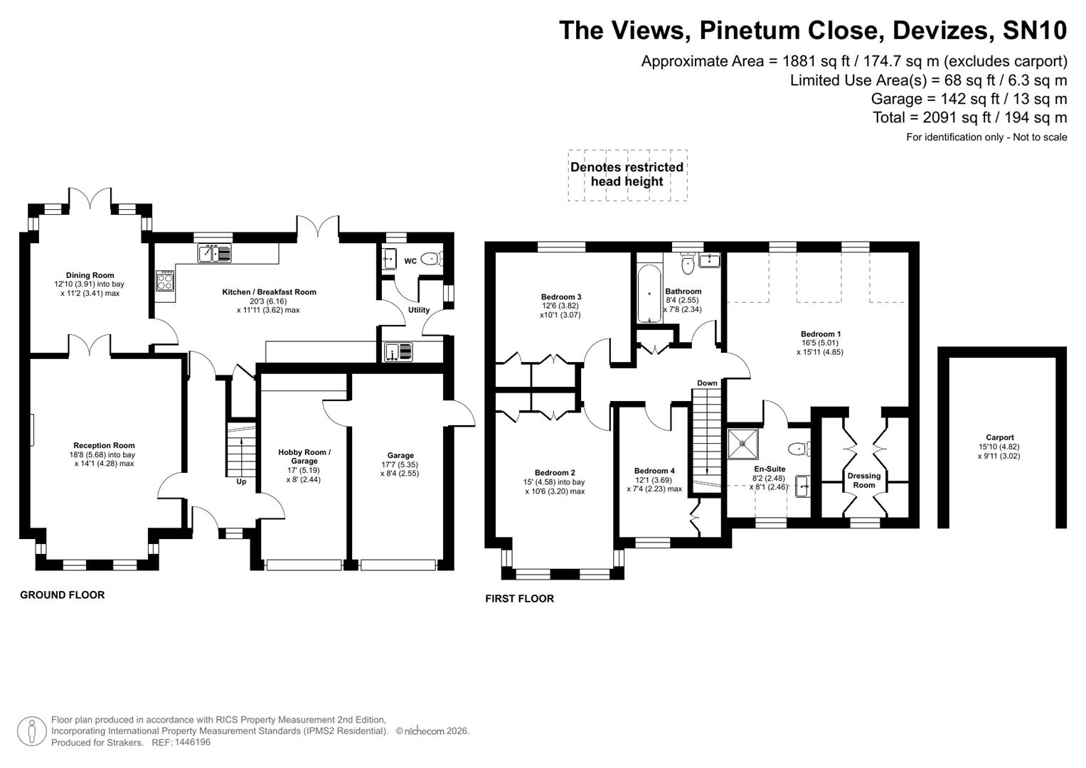 The Views, Pinetum Close, Devizes floorplan