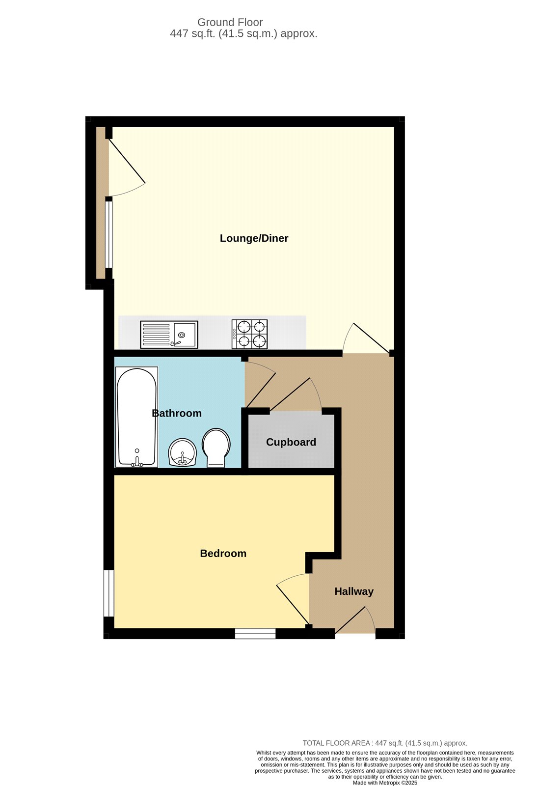 309, Armidale Place, Bristol floorplan