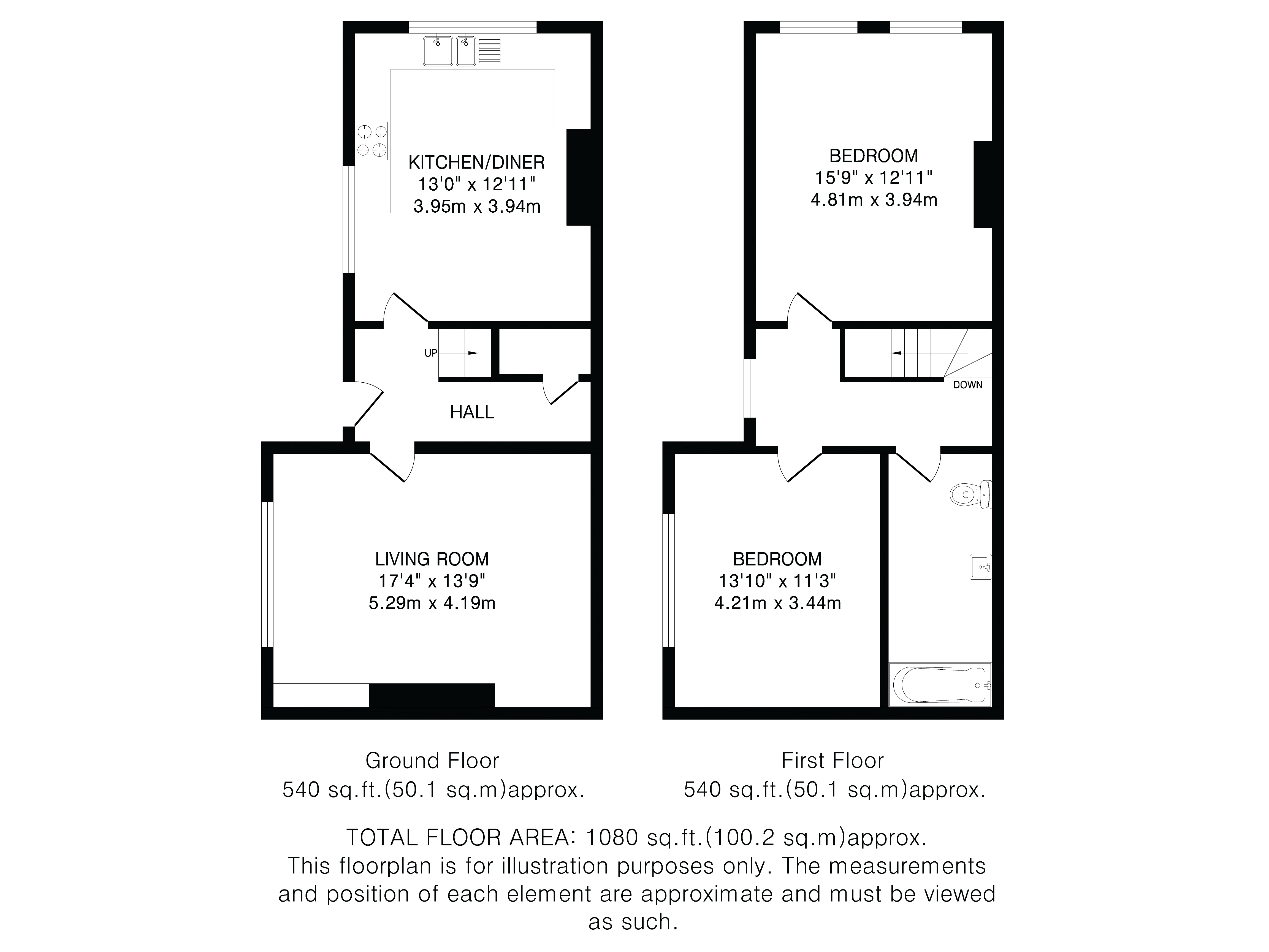 30, Ickleford Road, Hitchin floorplan