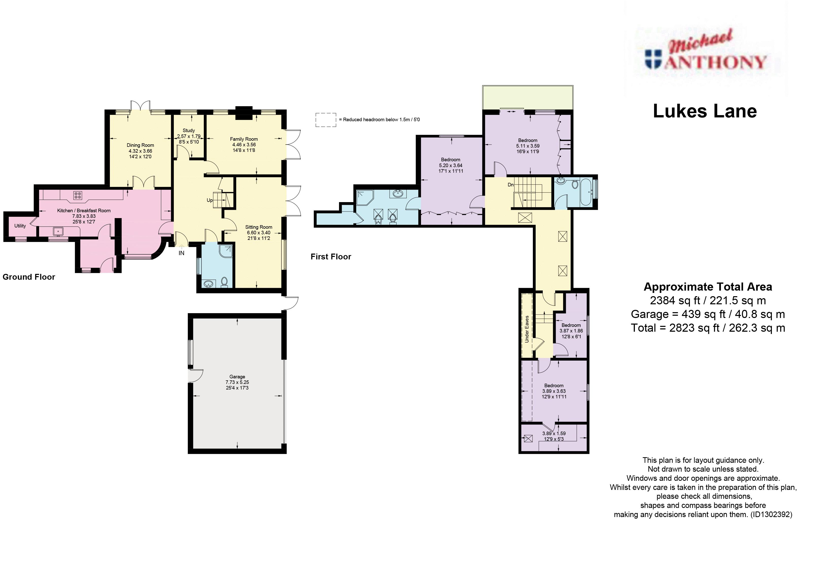 Drakesbrook, Lukes Lane, Gubblecote floorplan