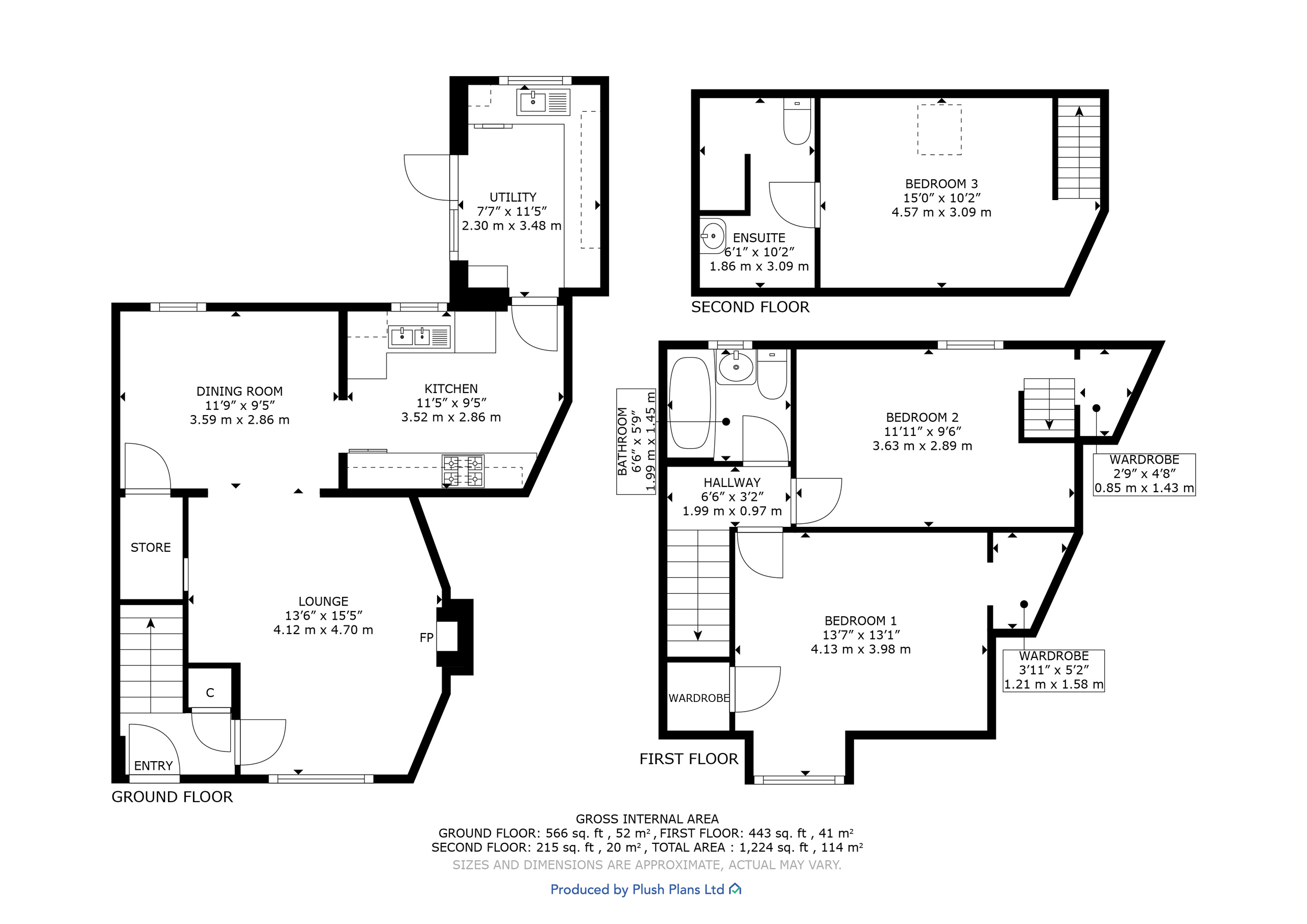 50 Aurs Road, Glasgow floorplan