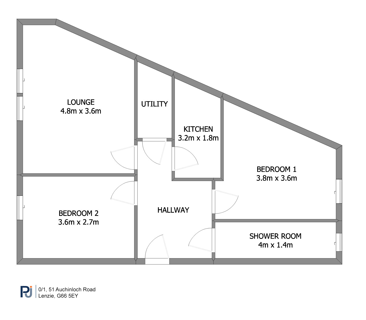 0/1 51 Auchinloch Road, Lenzie, Glasgow floorplan