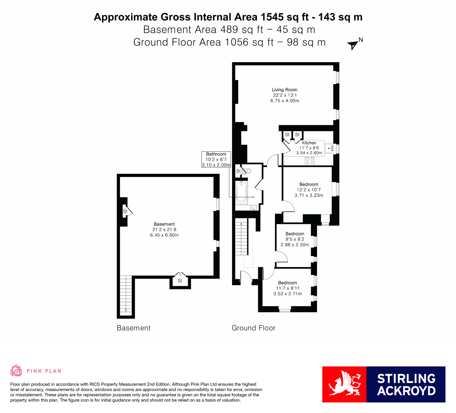 1 Forest Court,, Roberts Way, Egham floorplan