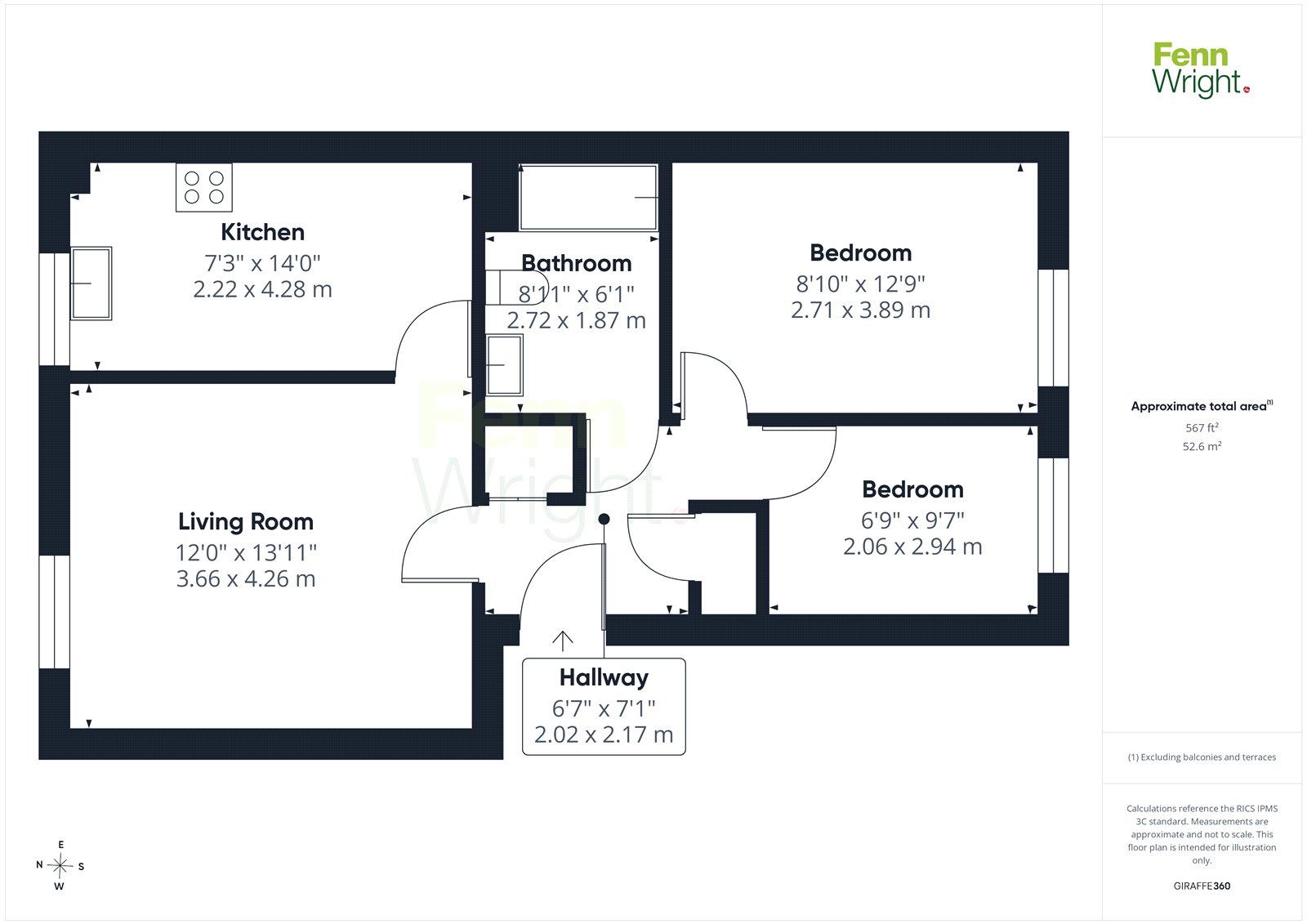 6, Tanyard Court, Woodbridge floorplan