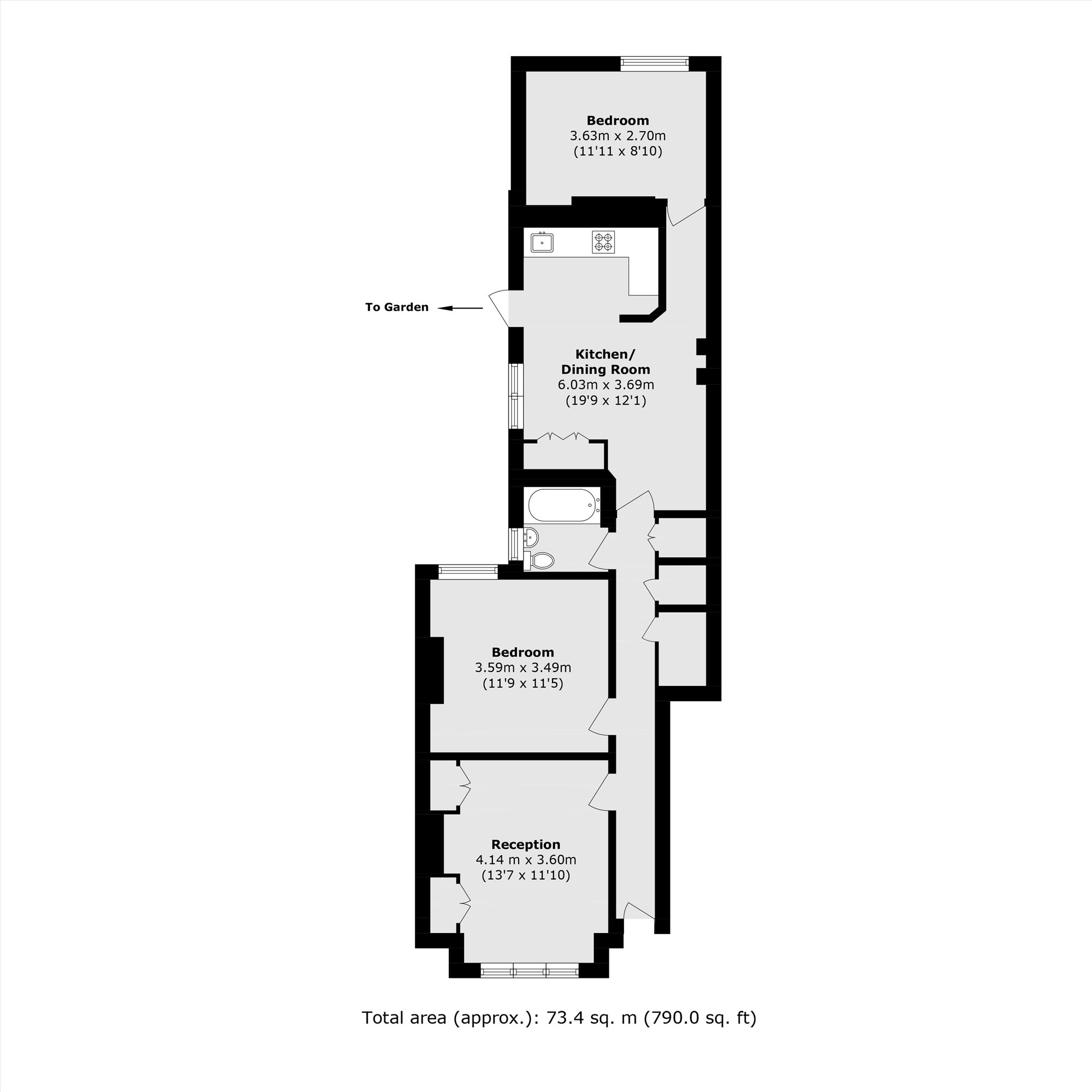 102, Mantilla Road, London floorplan
