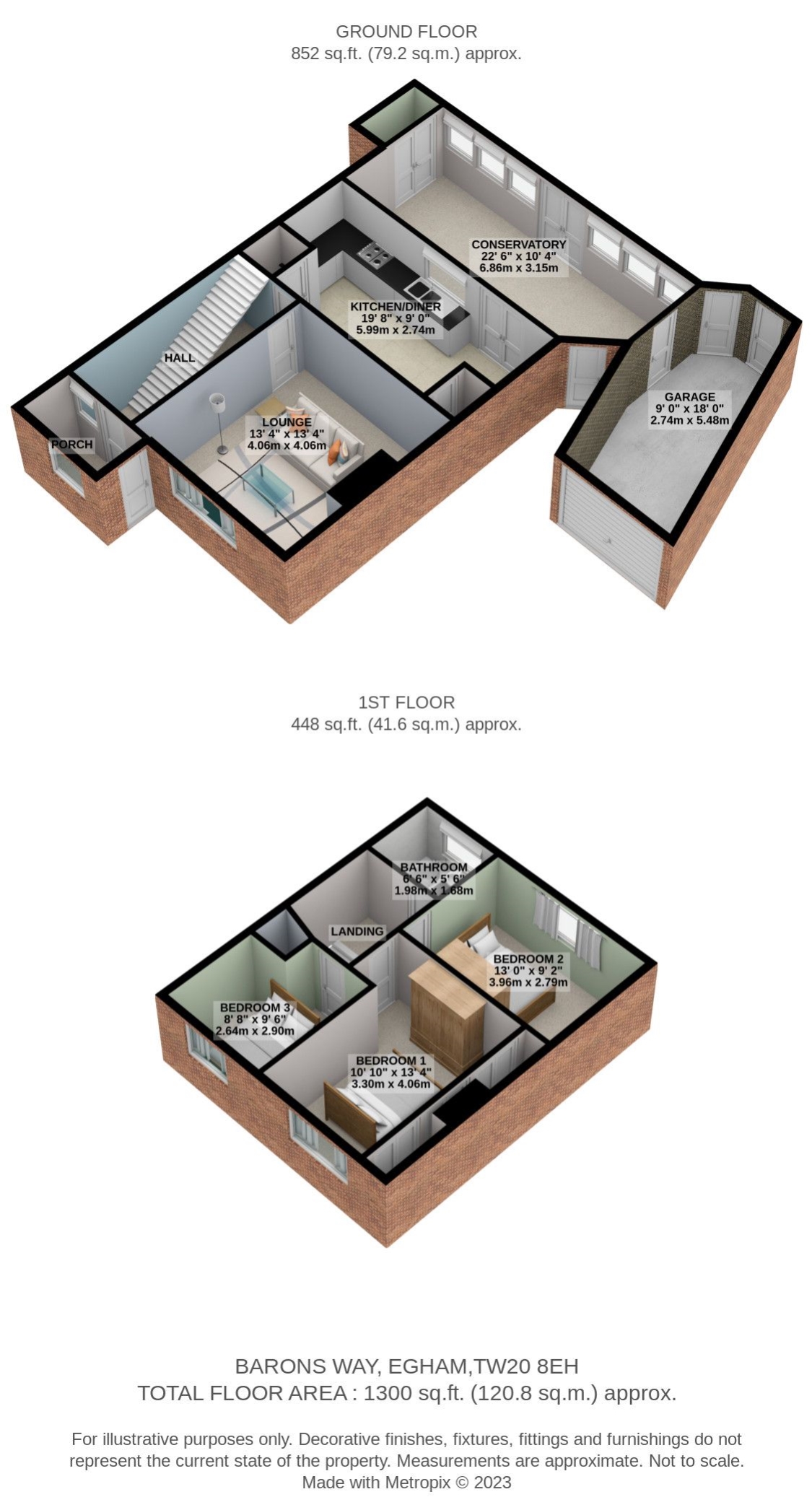 Barons Way, Egham, Surrey TW20, 3 bedroom end terrace house for sale