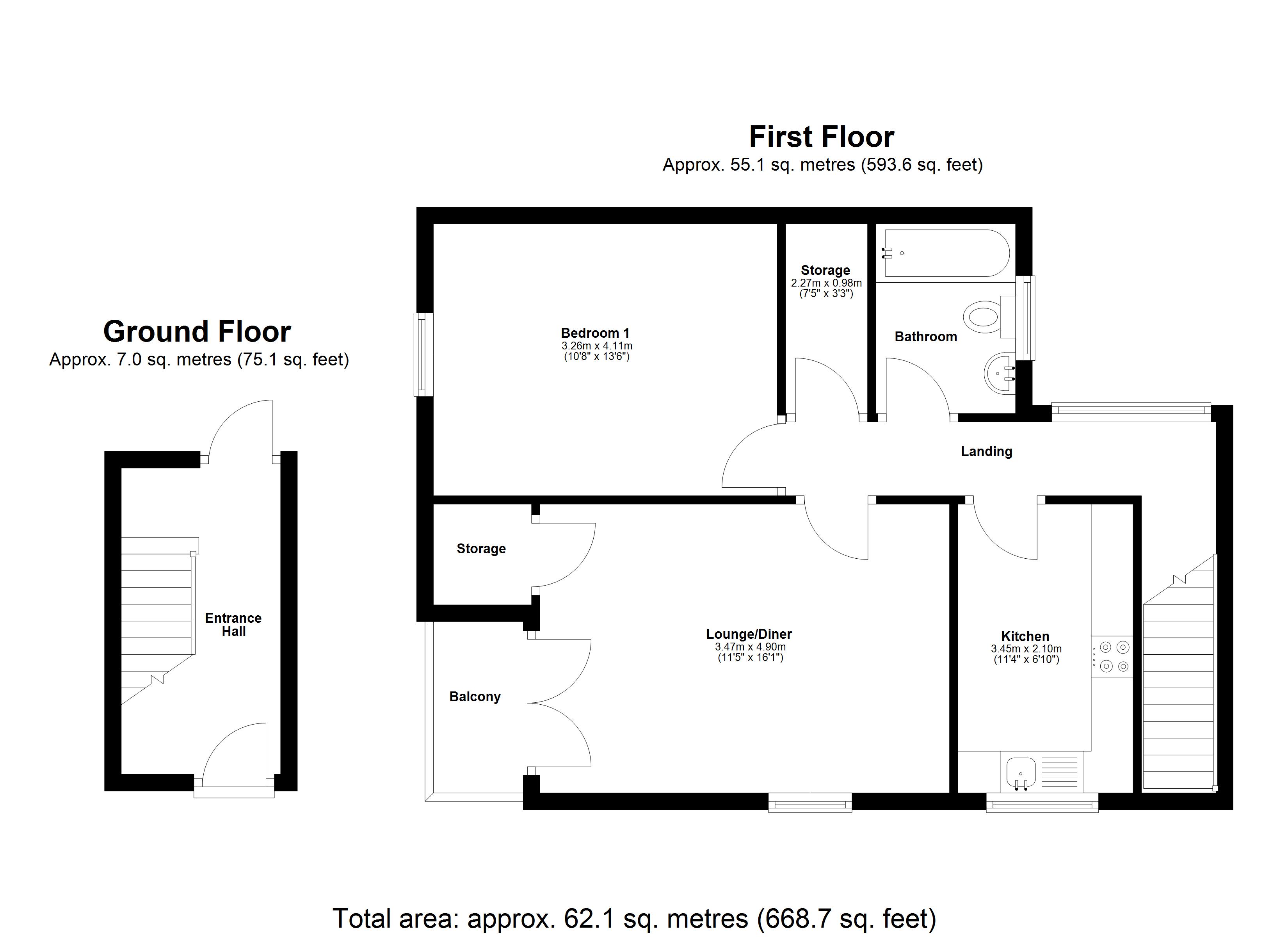 23, Sutcliffe Avenue, Milton Keynes floorplan