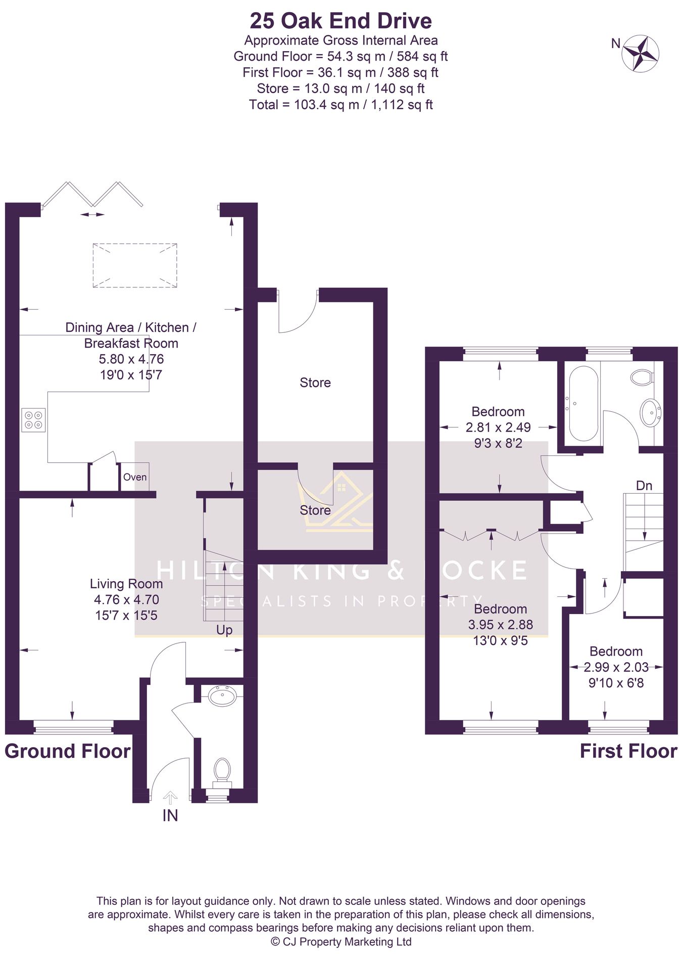 25a, Oak End Drive, Iver Heath floorplan