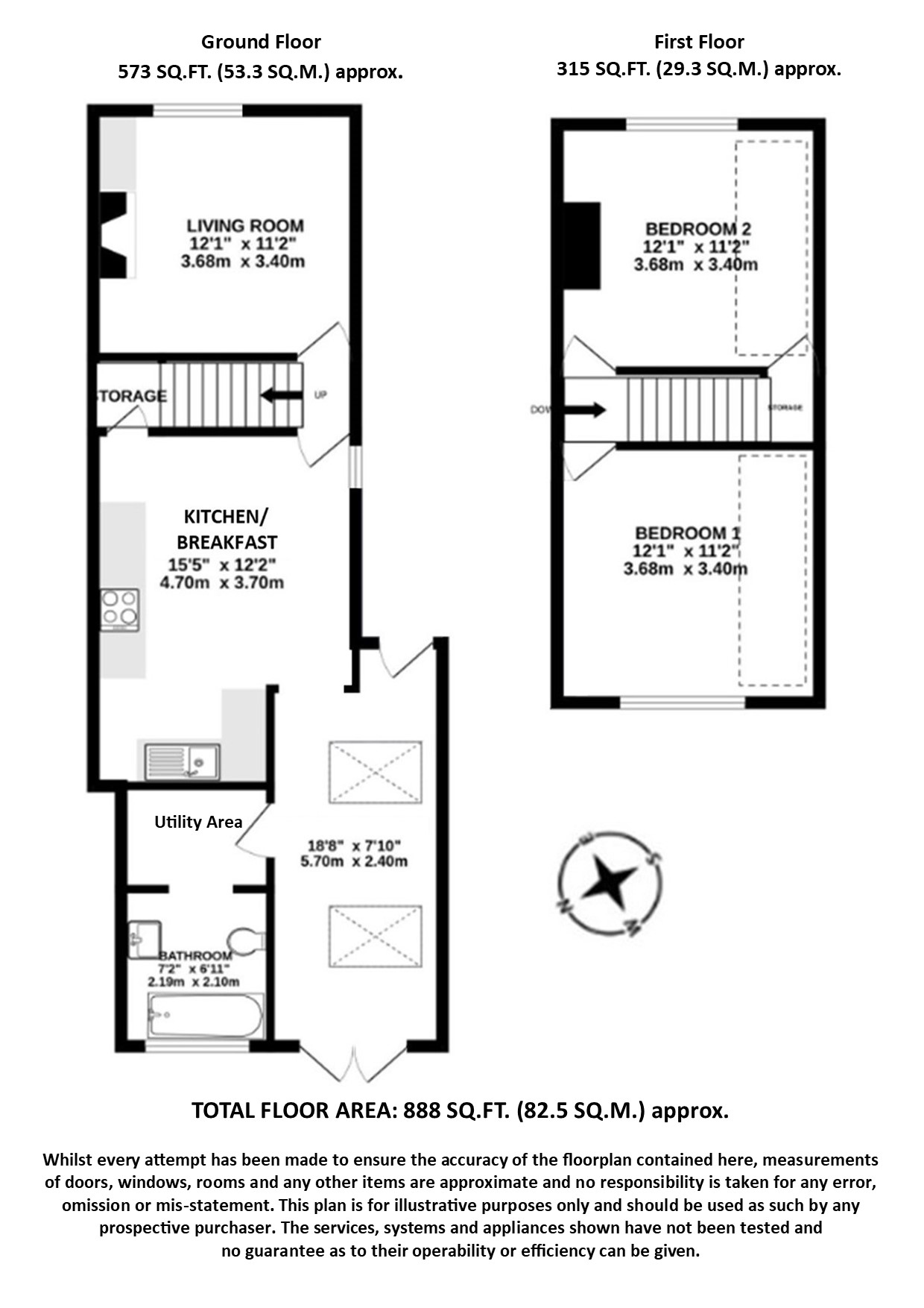86, London Road Bagshot floorplan