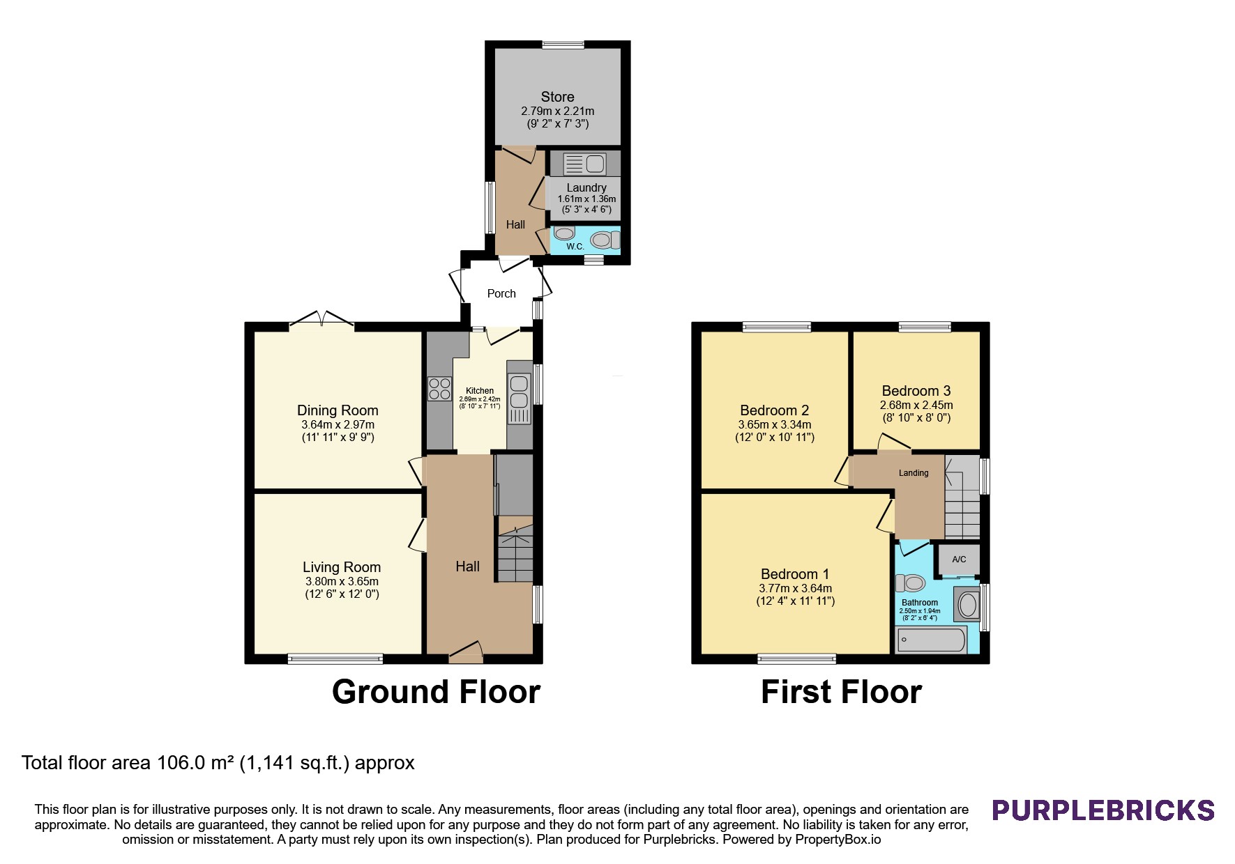 61, Woodhall Road, Chelmsford floorplan