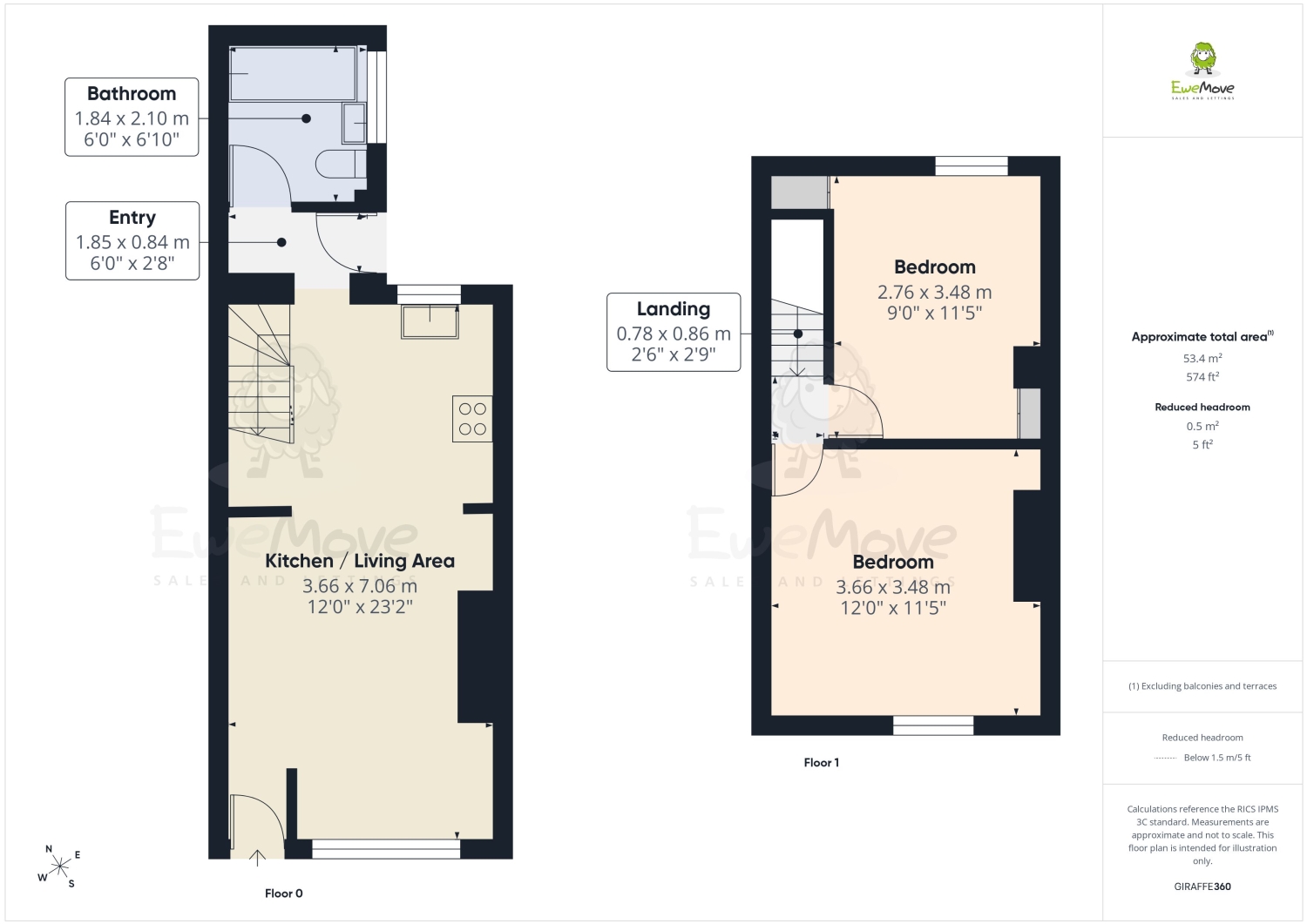 98, Foster Street, Widnes floorplan