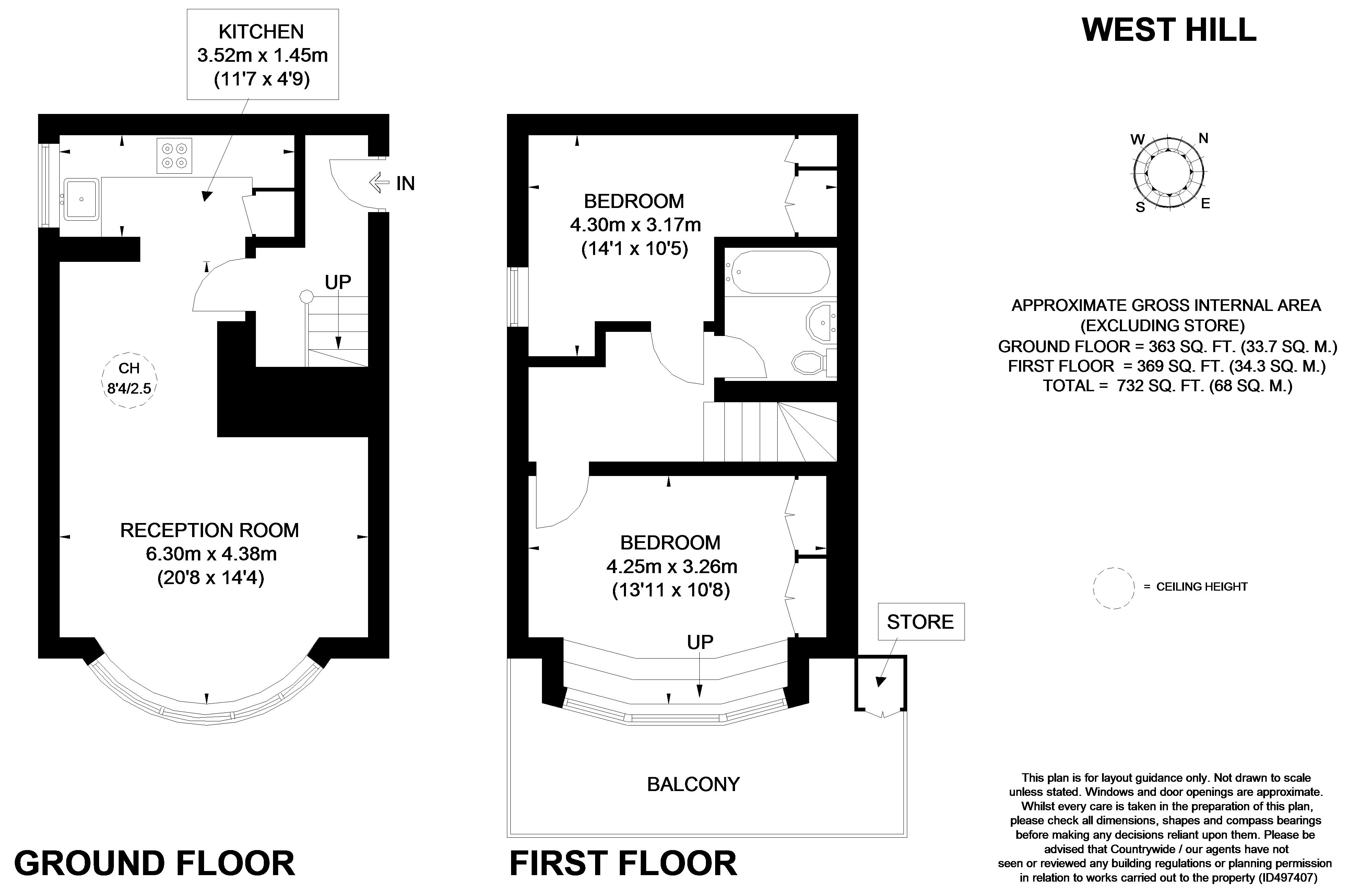 2 Bedrooms Flat to rent in West Hill, London SW15