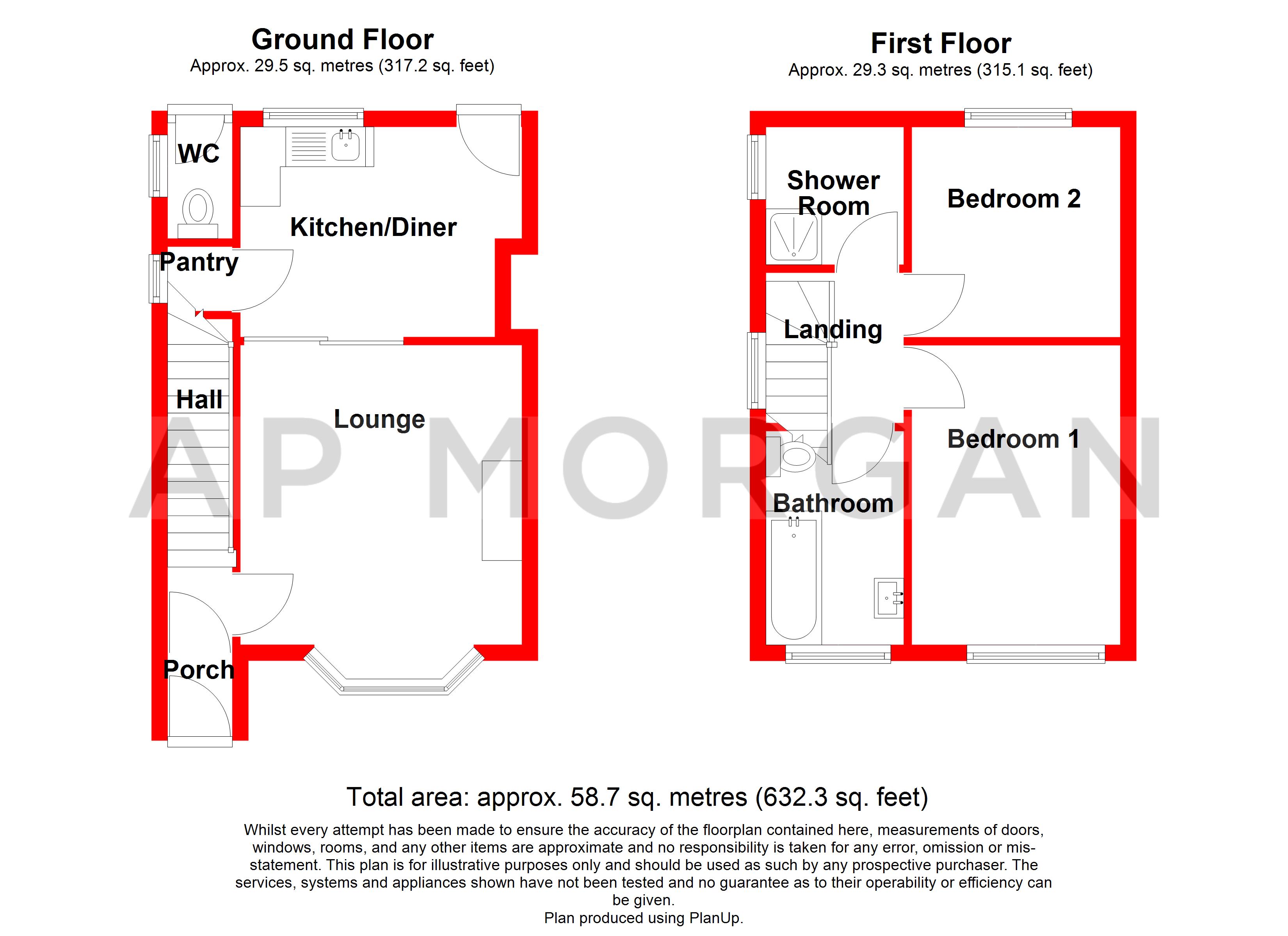 136, Coombes Lane, West Midlands floorplan