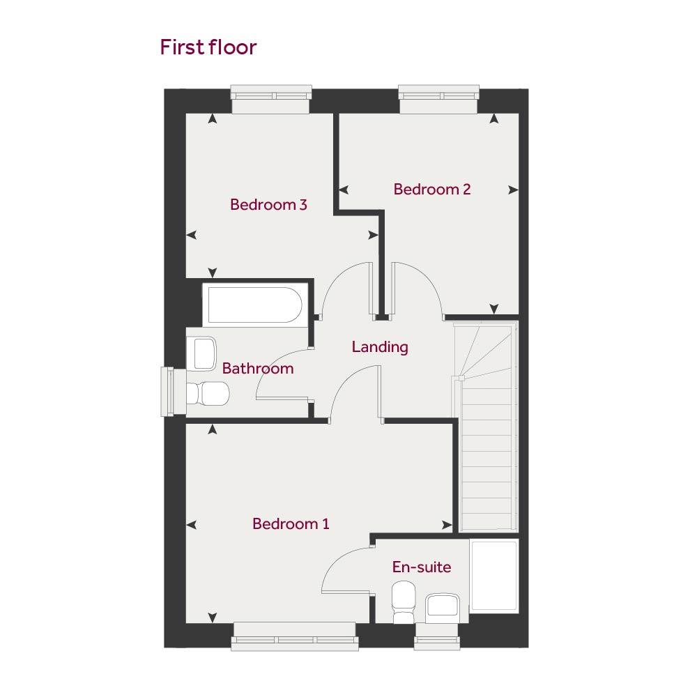 Plot 4, The Churn, Willow Grange, Mastin Moor Chesterfield floorplan