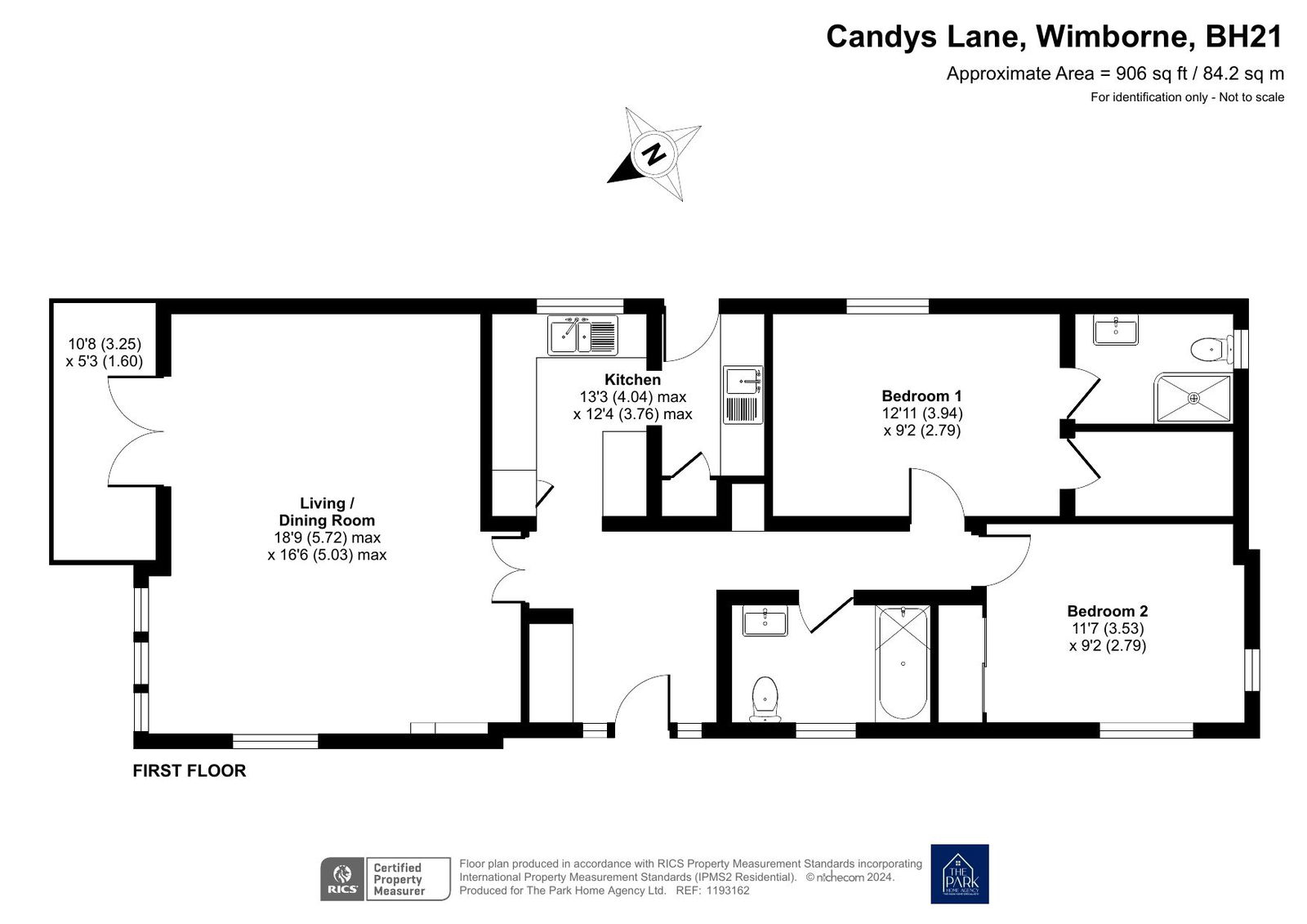 3 Wimborne Country Park, Candys Lane, Wimborne floorplan