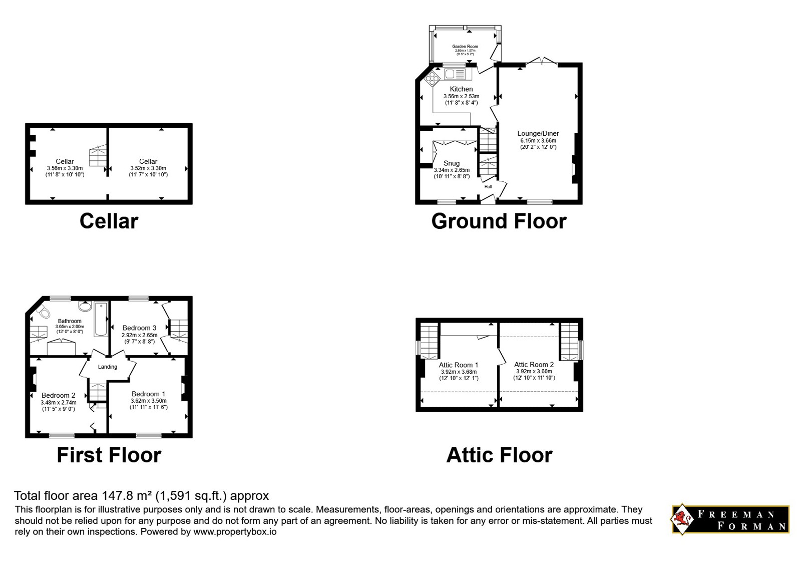 Stable Cottage,, West Road, Cranbrook floorplan