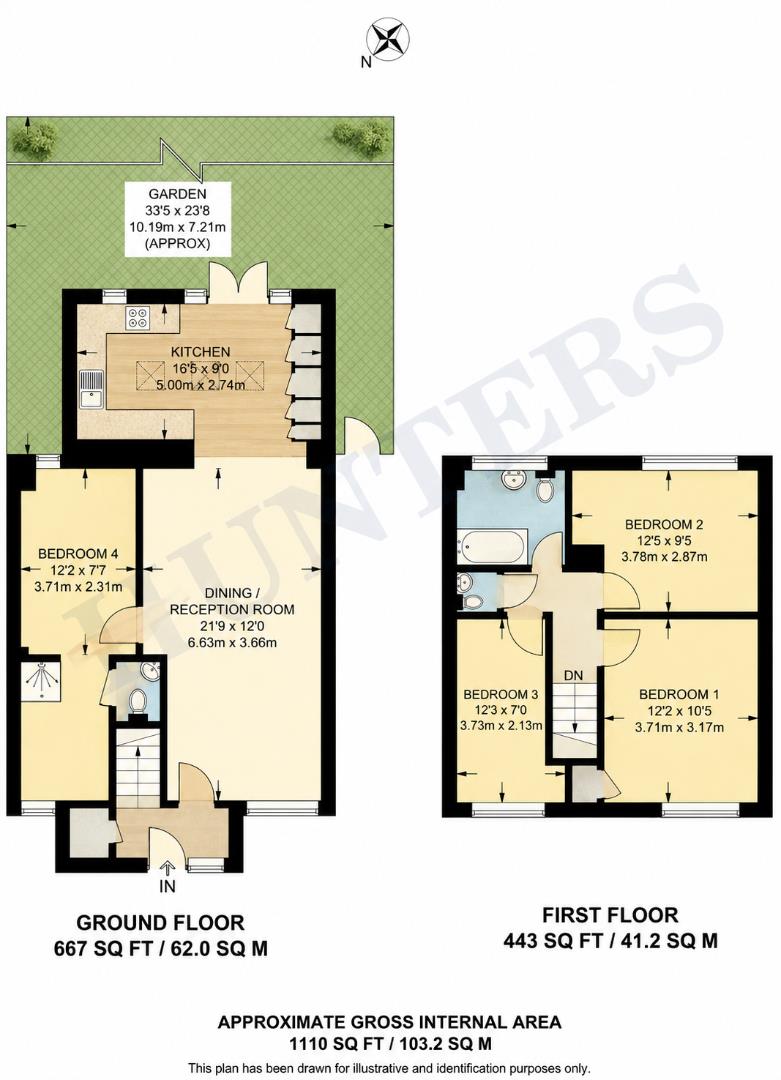 4, Kimpton Road, North Cheam floorplan
