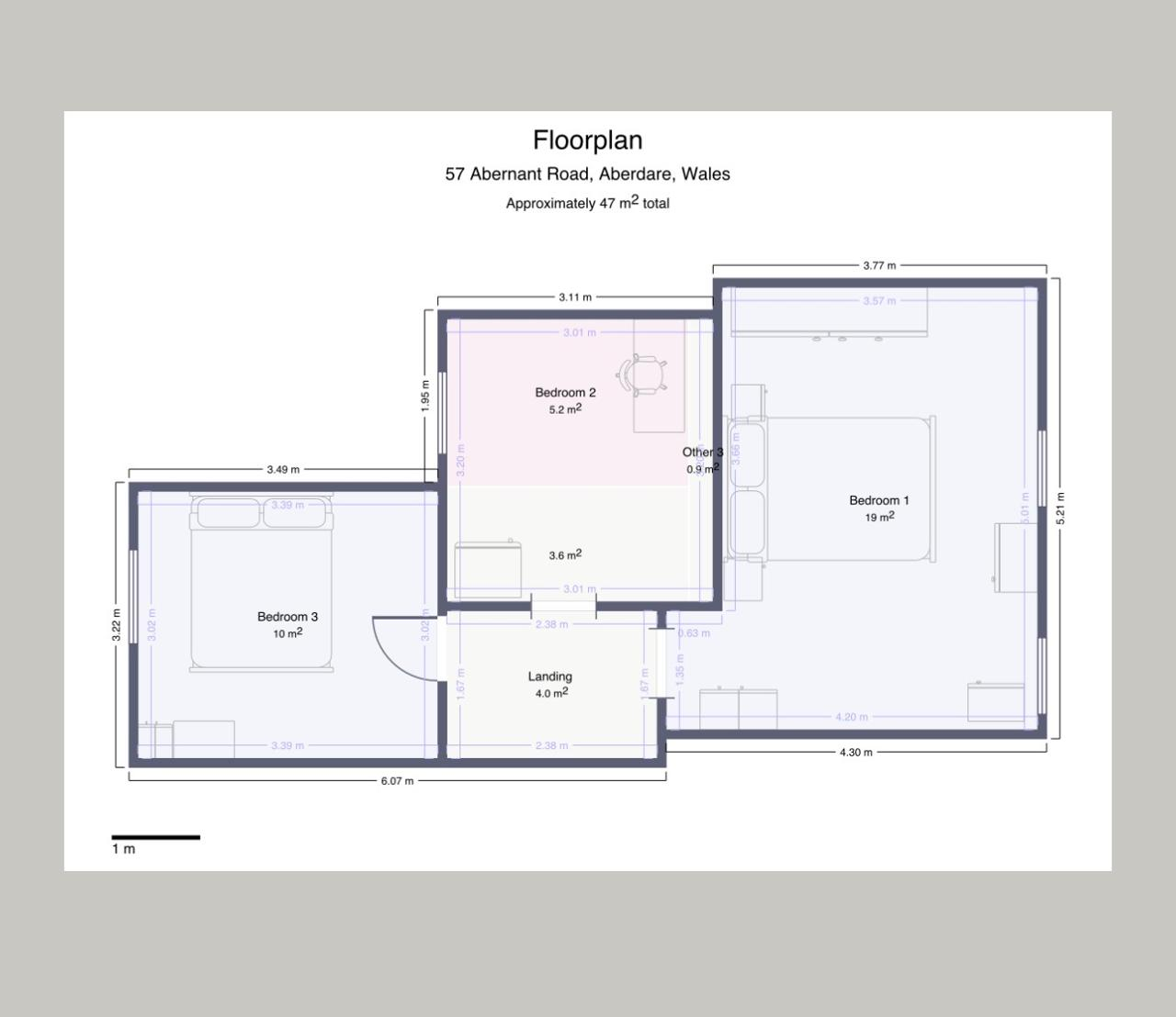 57, Abernant Road, Aberdare floorplan