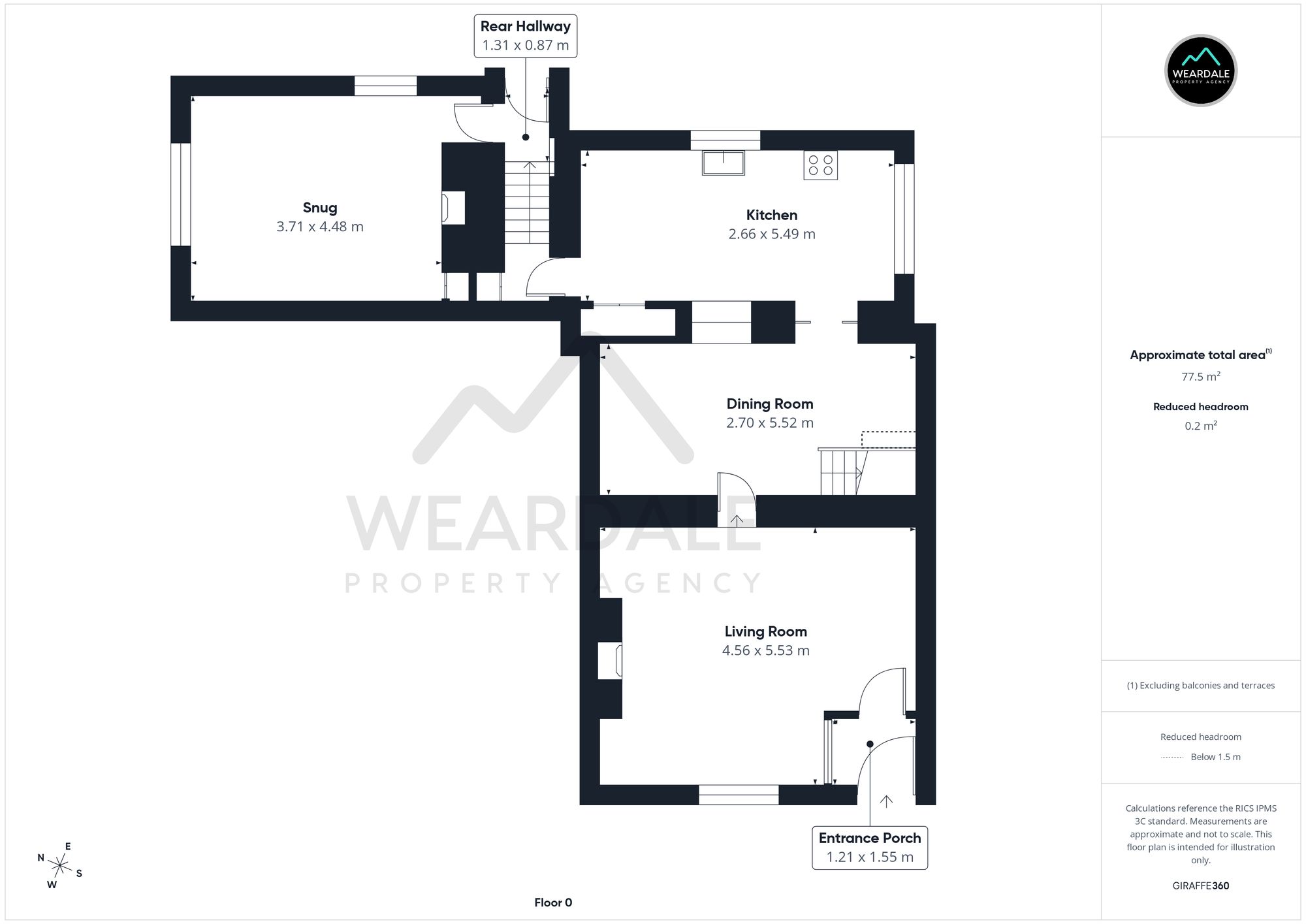 5 Church Row Crawleyside, Bishop Auckland floorplan