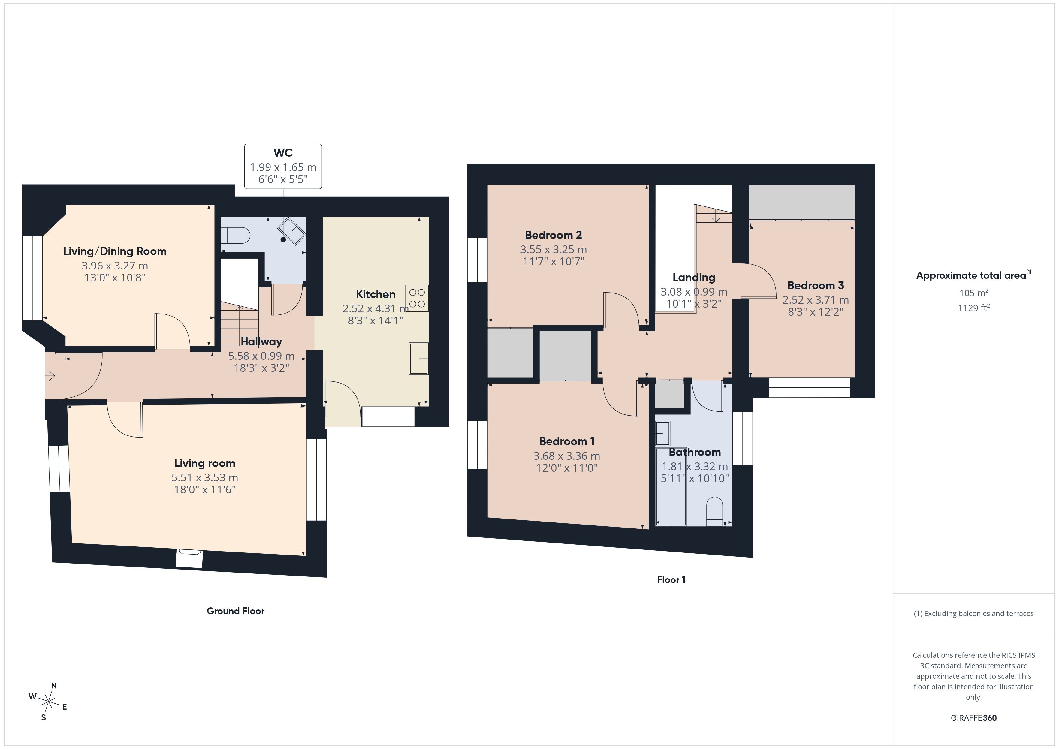Windsor End, Buckinghamshire floorplan