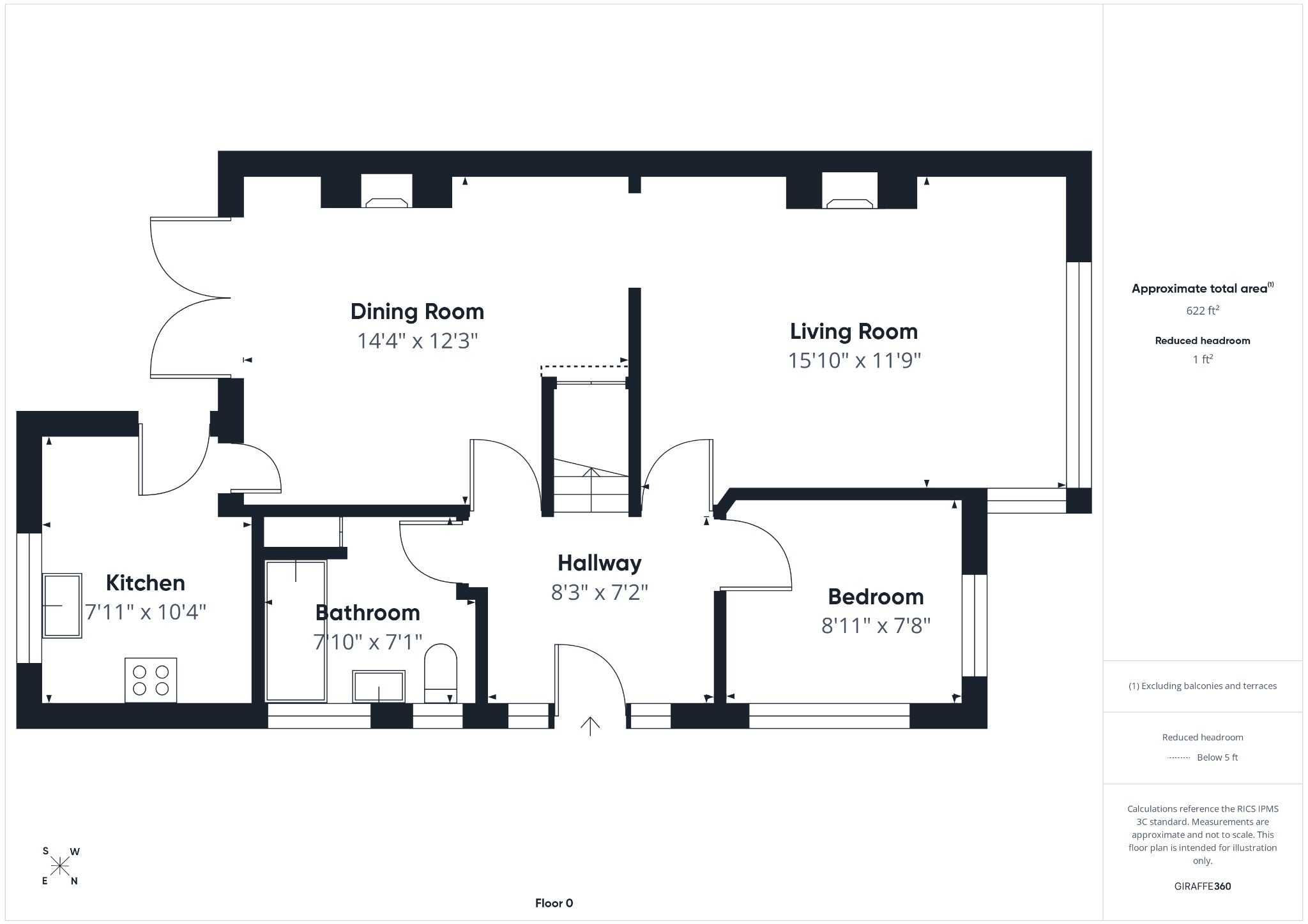 13 Crombie Road, Sidcup, Kent floorplan
