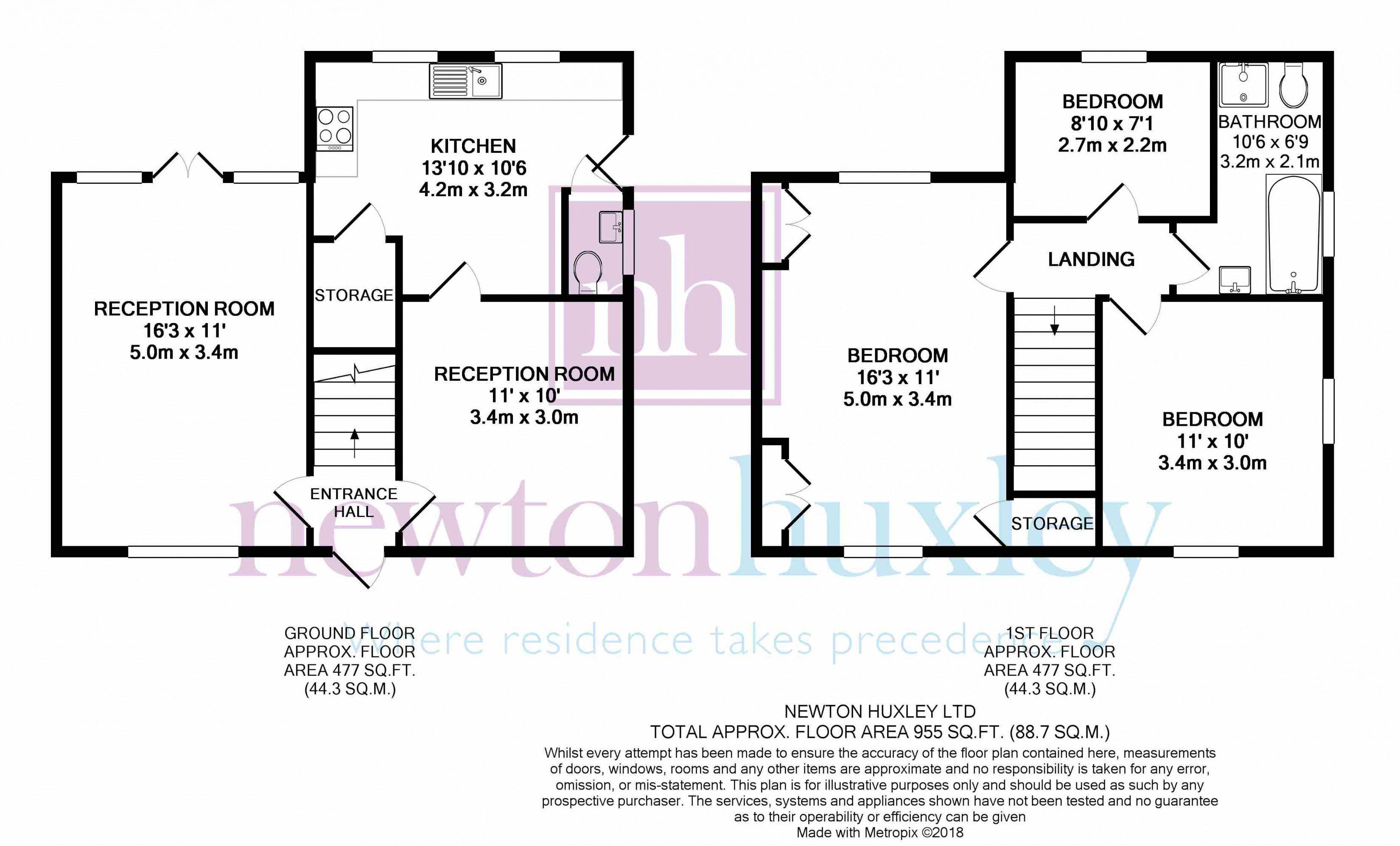 3 Bedrooms  to rent in Old Palace Road, Weybridge KT13