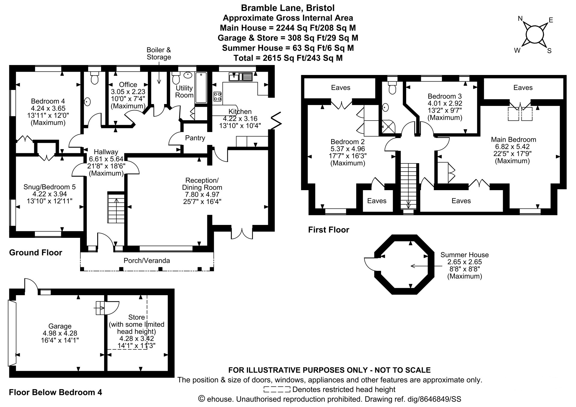 4, Bramble Lane, Bristol floorplan