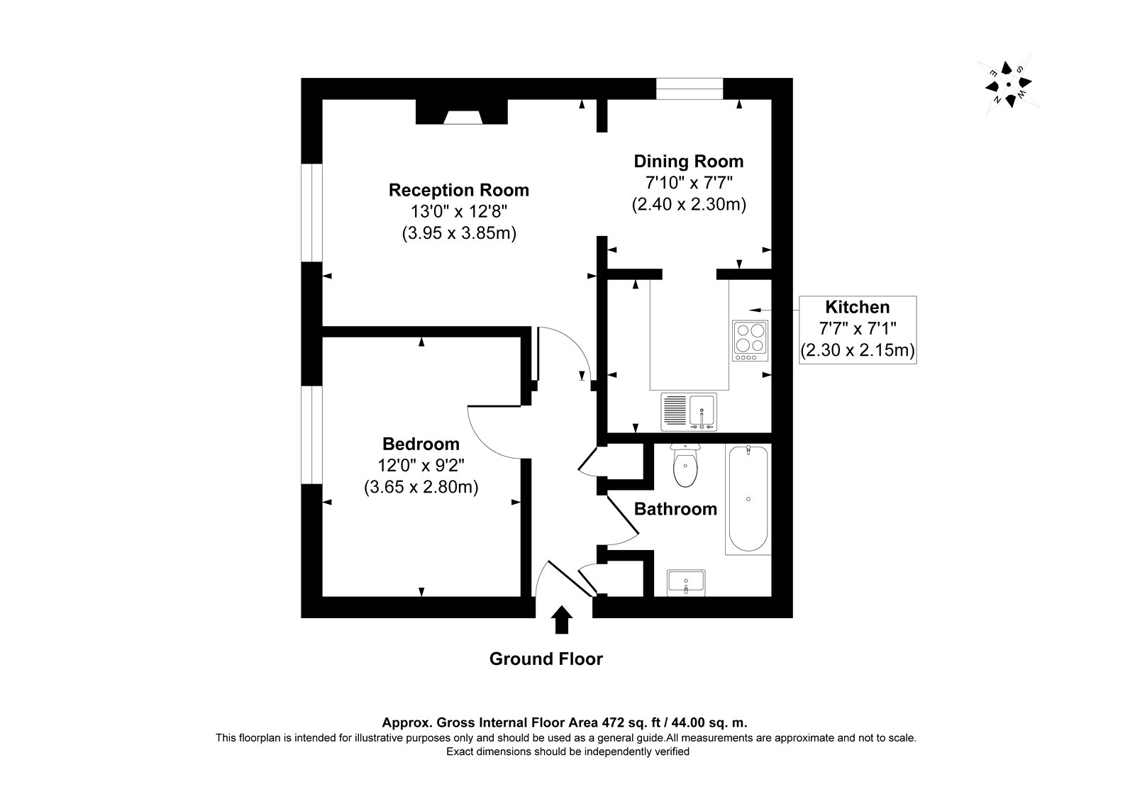 Caroline Close, London floorplan