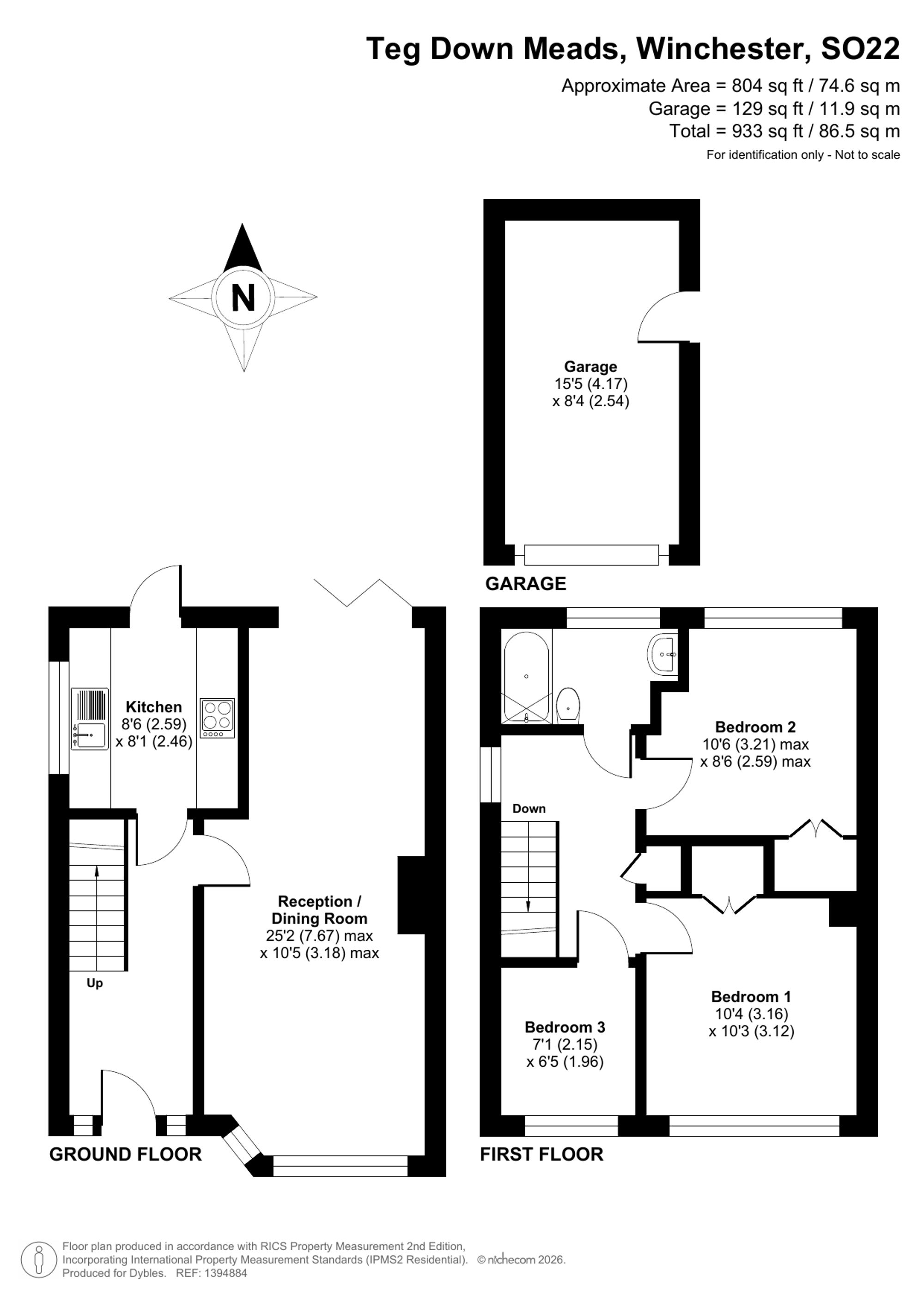 3 Teg Down Meads, Winchester floorplan