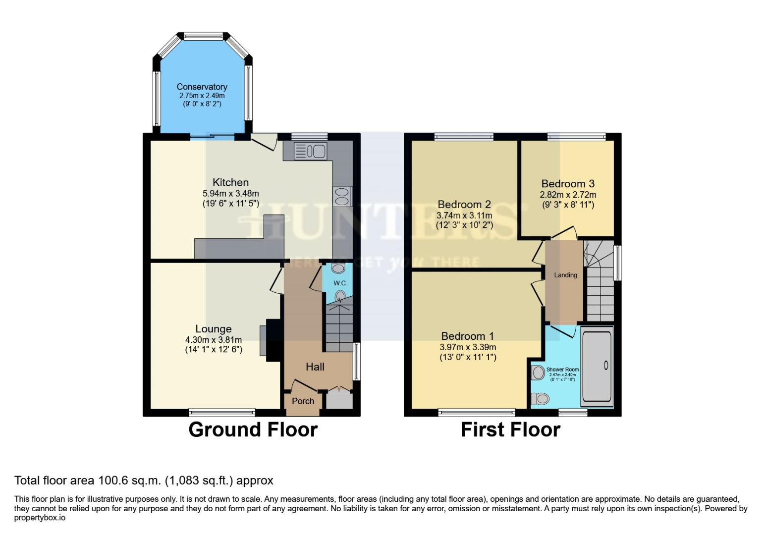 69, Woodburn Drive, Sheffield floorplan