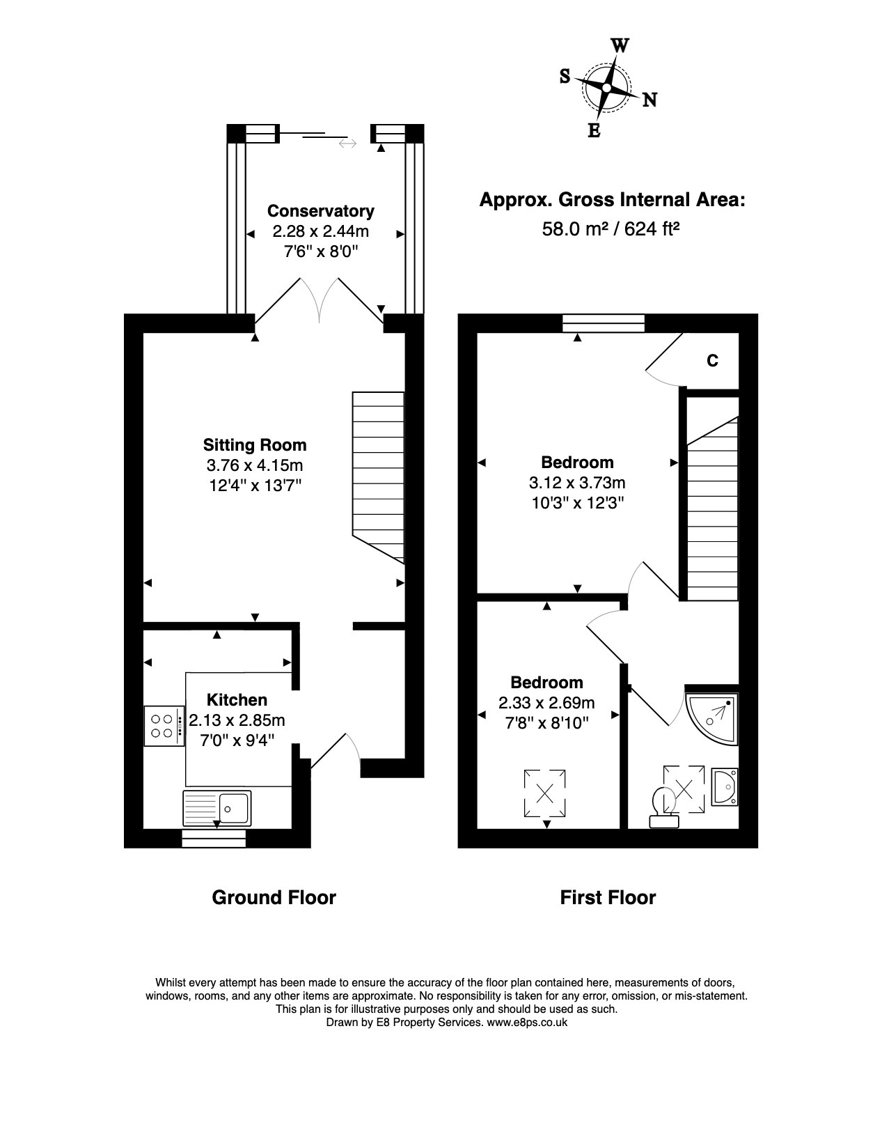 15, Lodge Close, Oxford floorplan