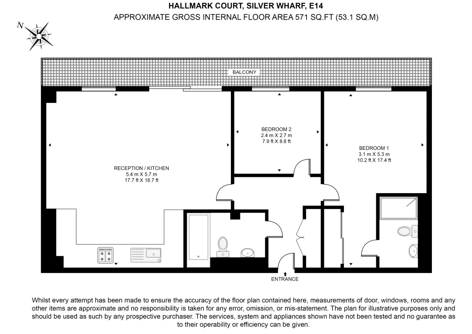 Hallmark Court , Ursula Gould Way, London floorplan
