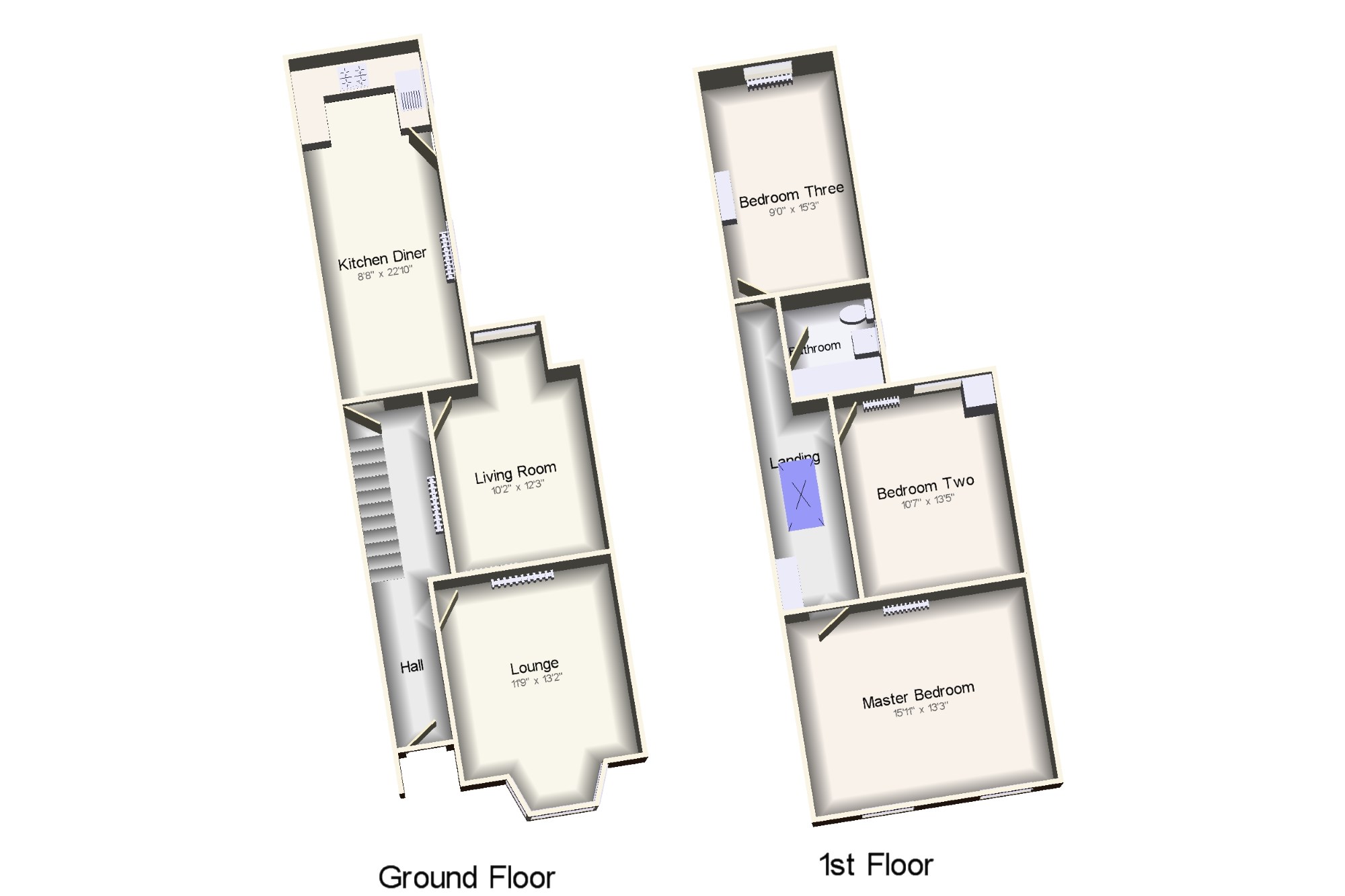 3 Bedrooms Terraced house for sale in Hodge Road, Worsley, Manchester, Greater Manchester M28