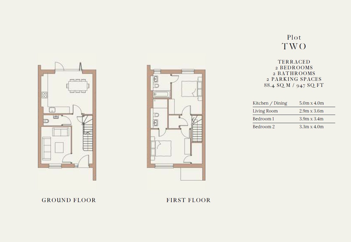 Plot 2 New, The Meadows At Hillside, Lewes floorplan