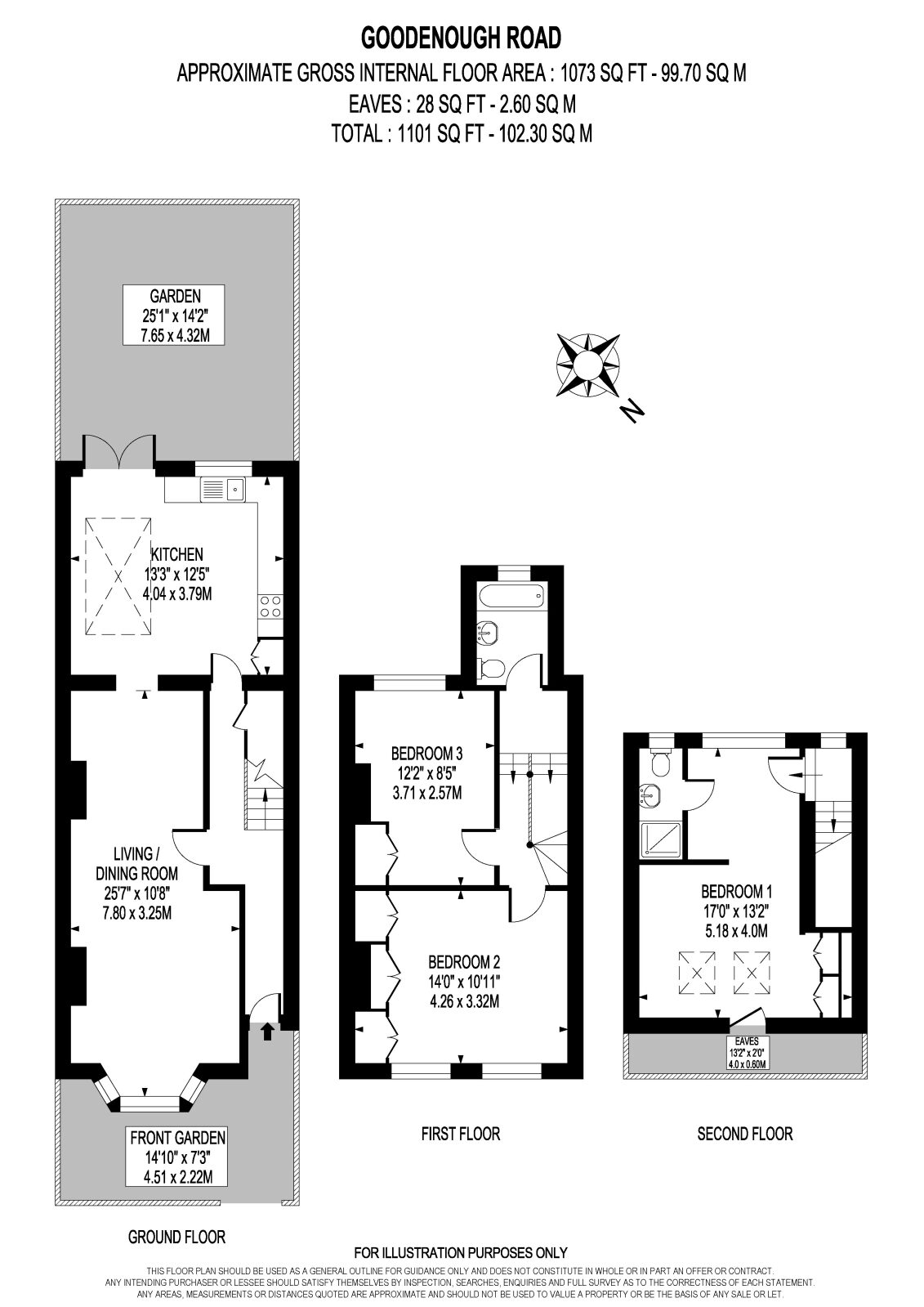 25, Goodenough Road, London floorplan