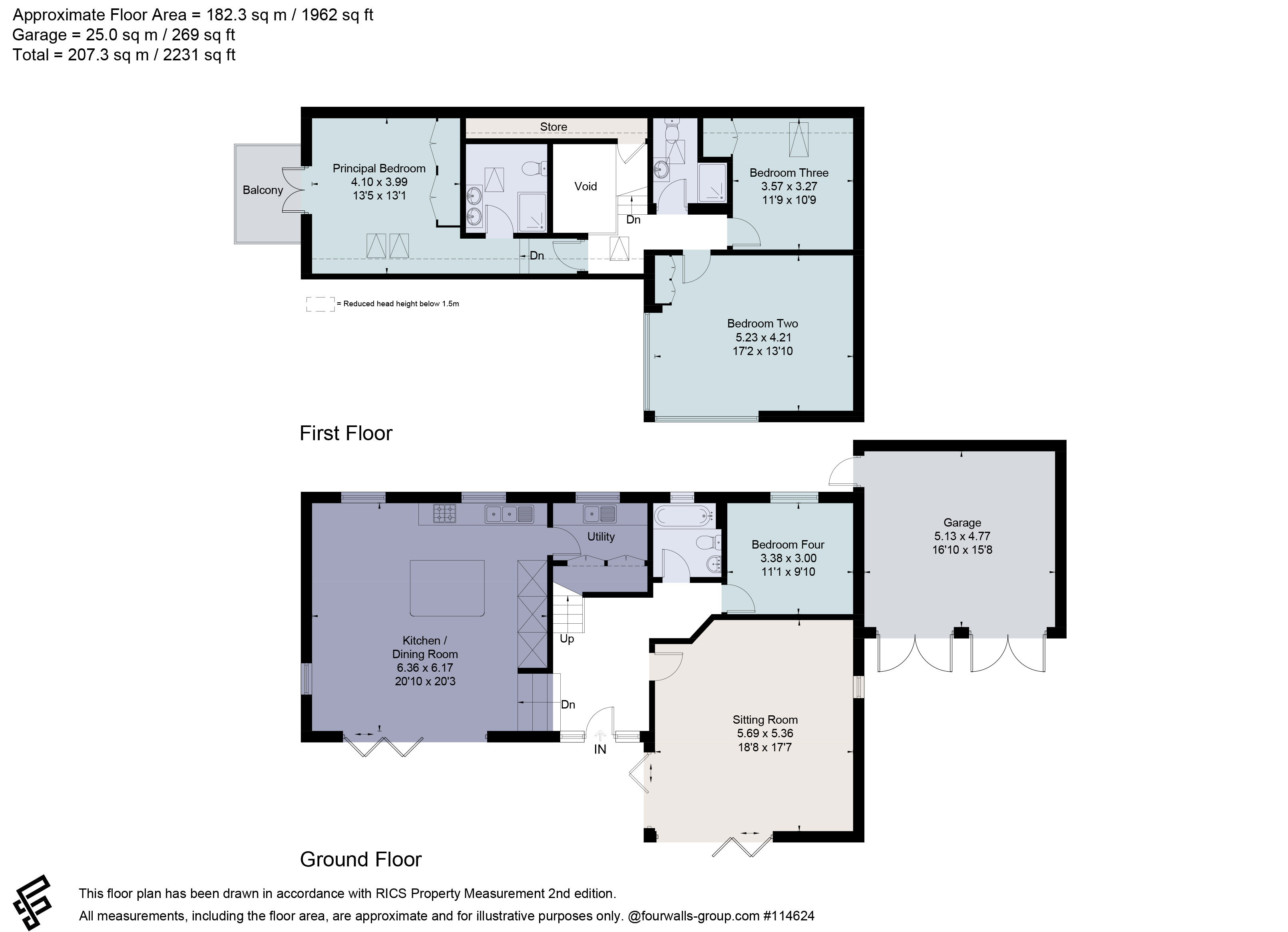 Wyck Hill Court Barn,, Wyck Hill, Cheltenham floorplan