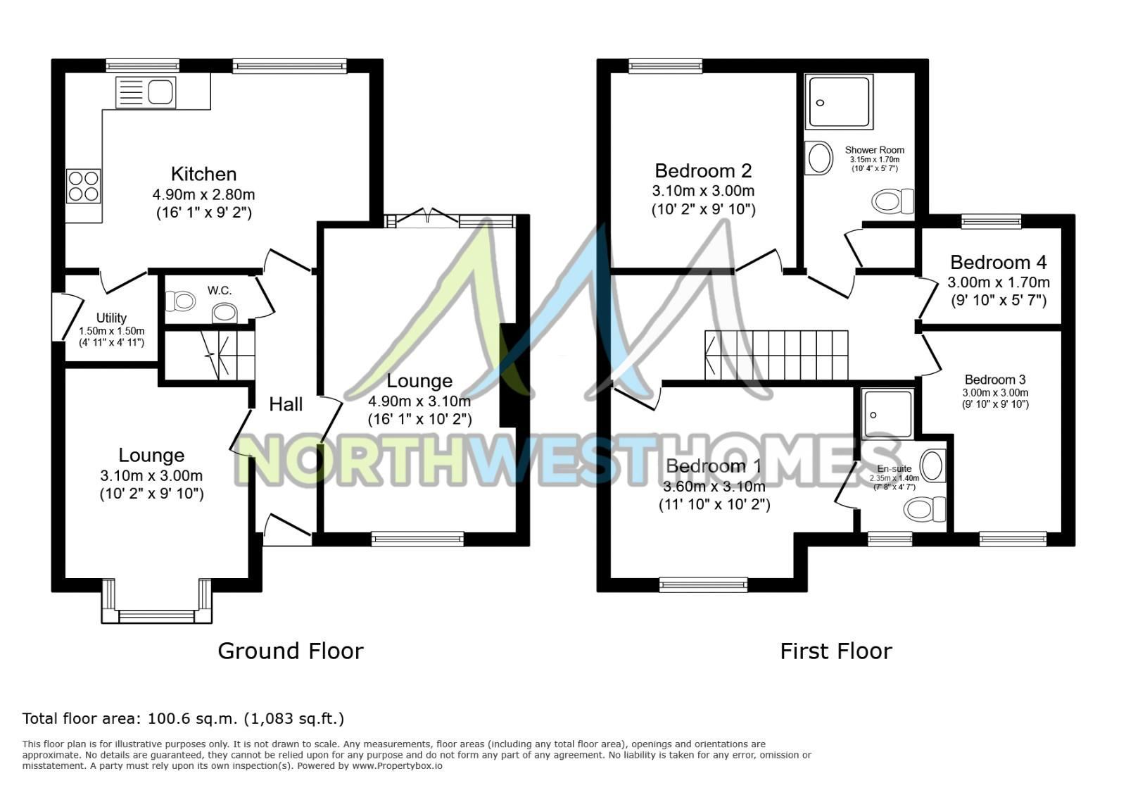 309 Sharoe Green Lane, Preston floorplan