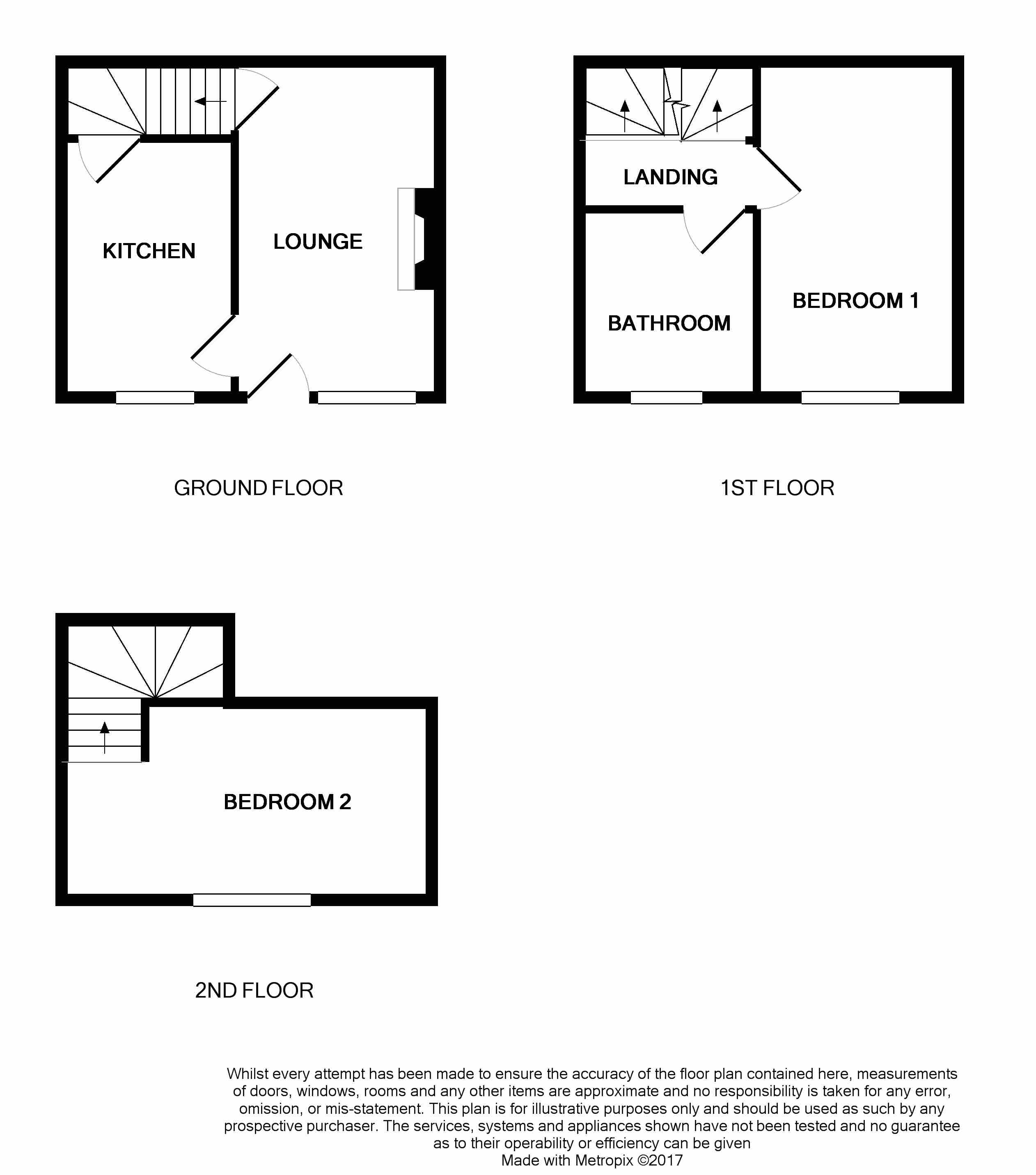 2 Bedrooms End terrace house to rent in Henley Crescent, Bramley, Leeds LS13