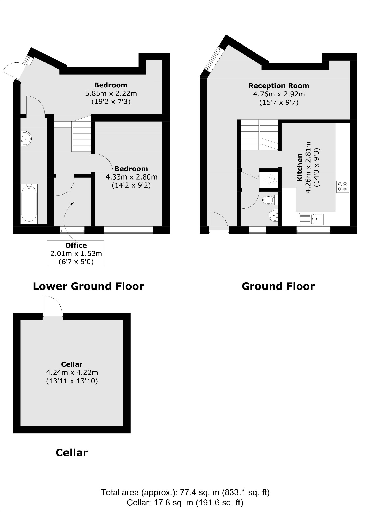 The Mezzanine, 8, West Grove, London floorplan