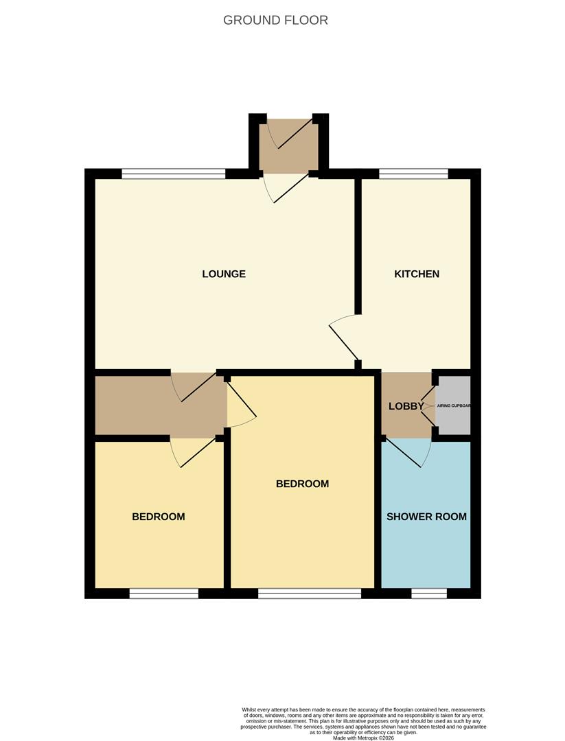 Flat 9B, Willow House, Knoll Park, Brean floorplan