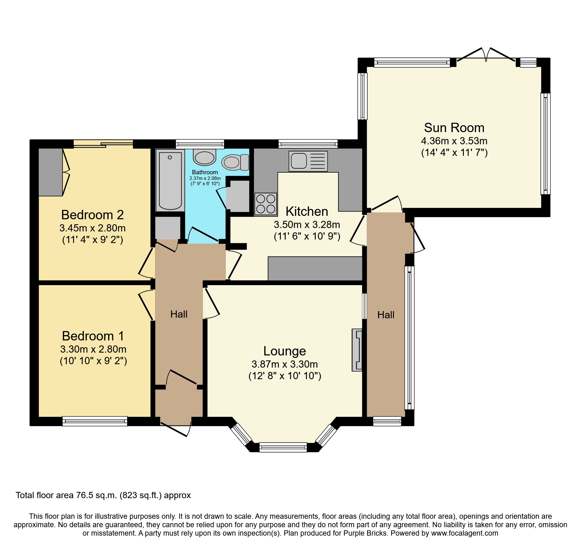 Hillsborough Crescent, Glen Parva, Leicester LE2, 2 bedroom semi ...