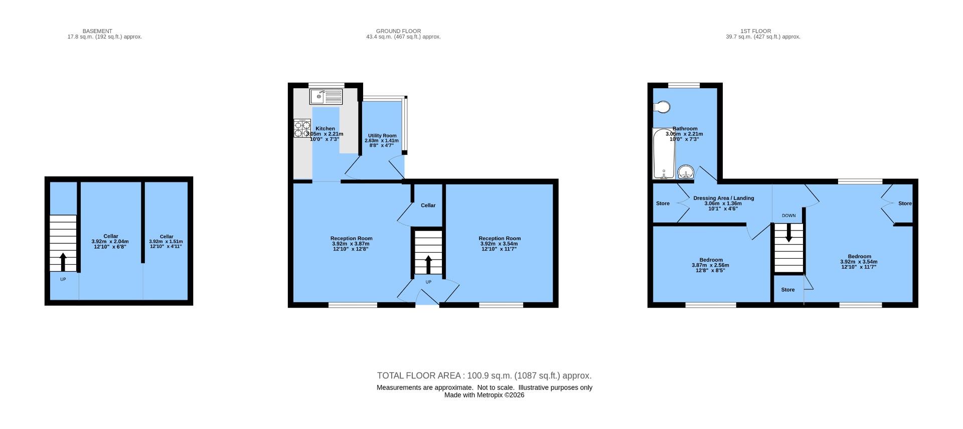 4, Devonshire Road North, Chesterfield floorplan