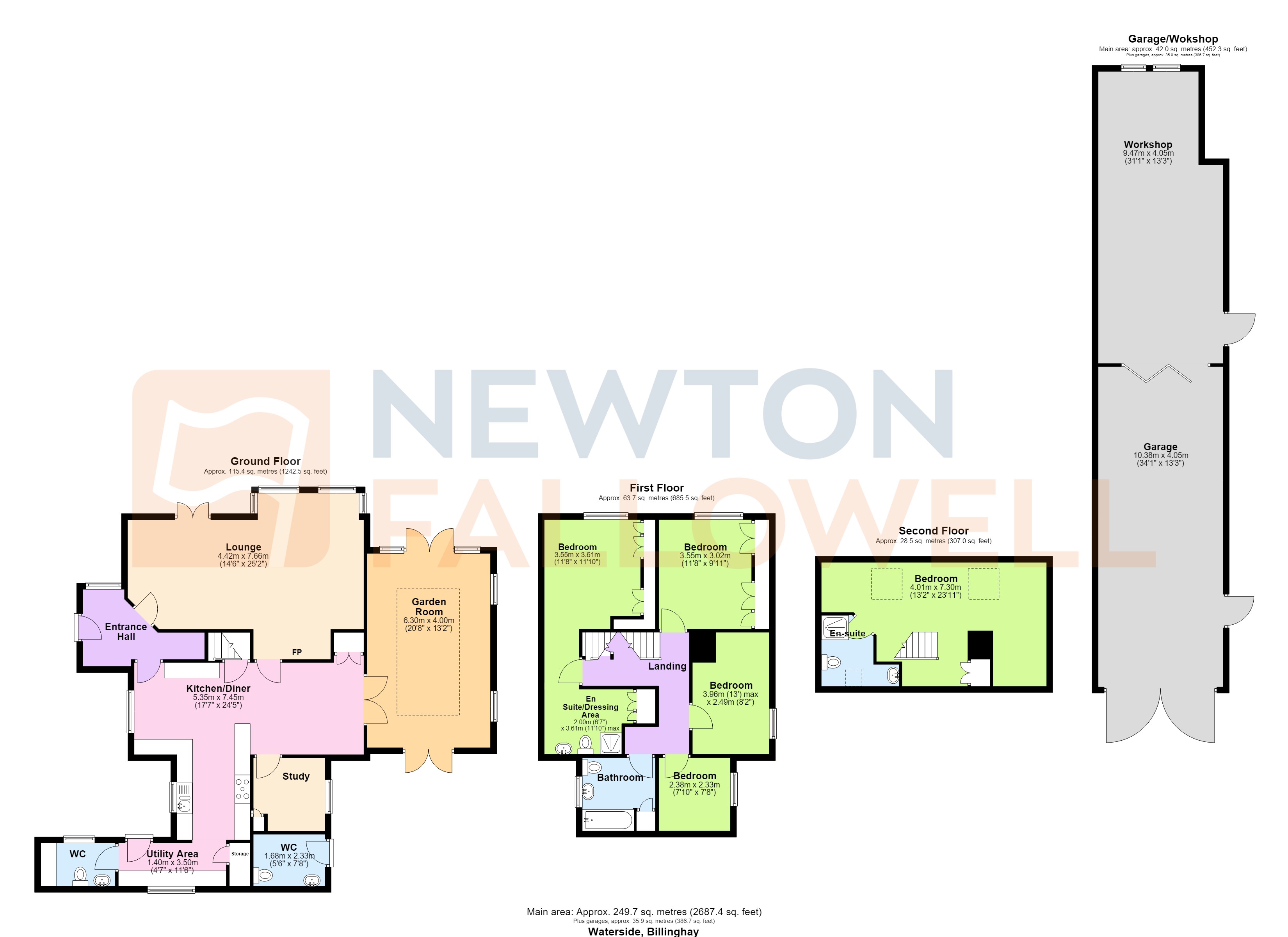 Waterside Cottage, High Street, Billinghay floorplan
