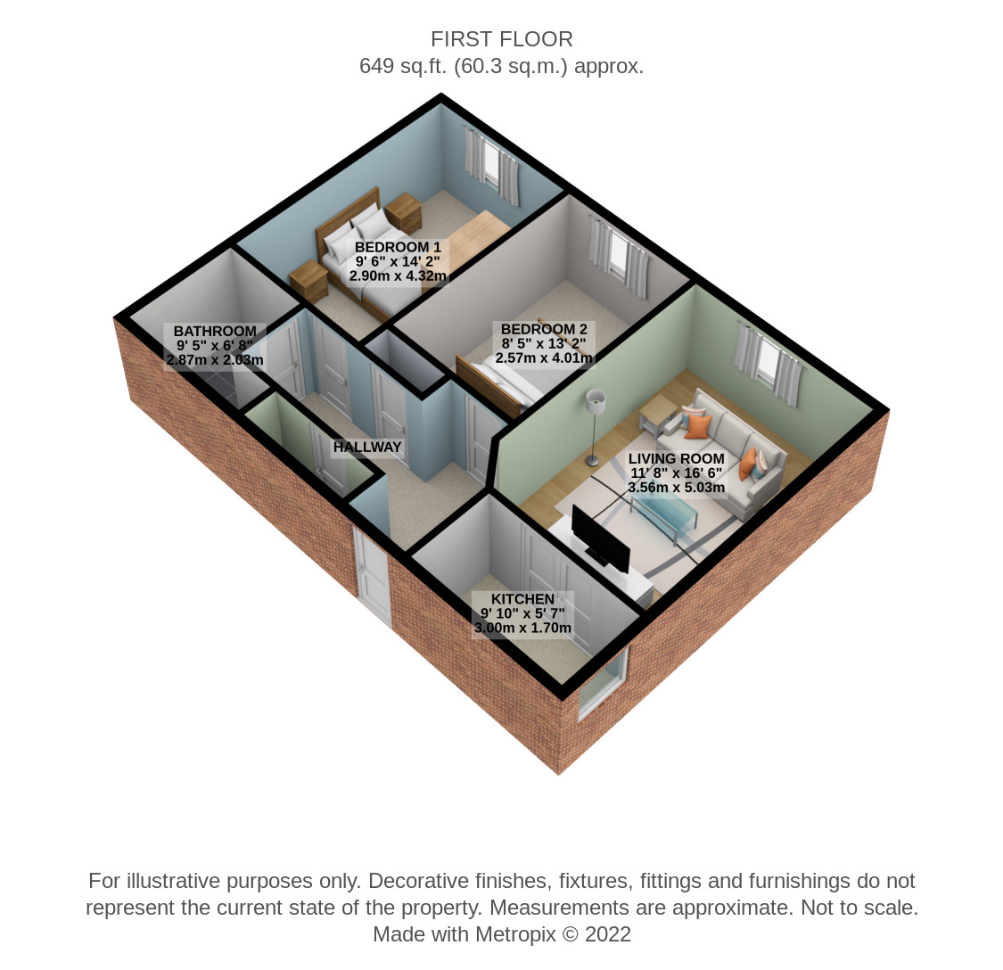 Marple Road, Offerton, Stockport SK2, 2 bedroom flat for sale