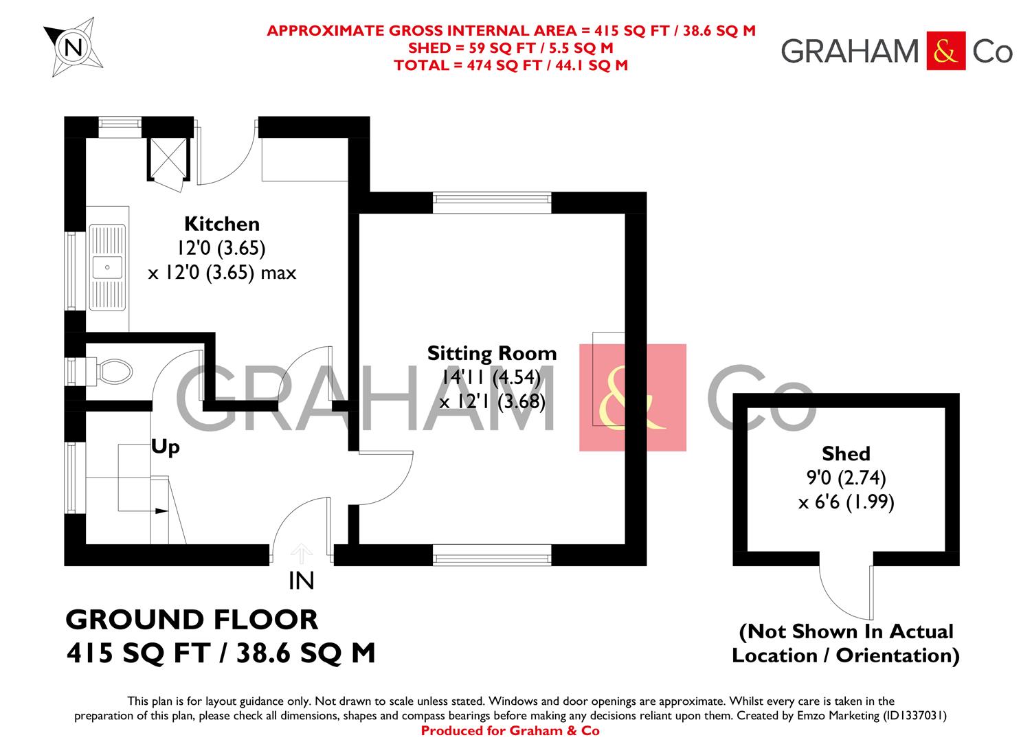 22, Queens Road, Whitchurch floorplan