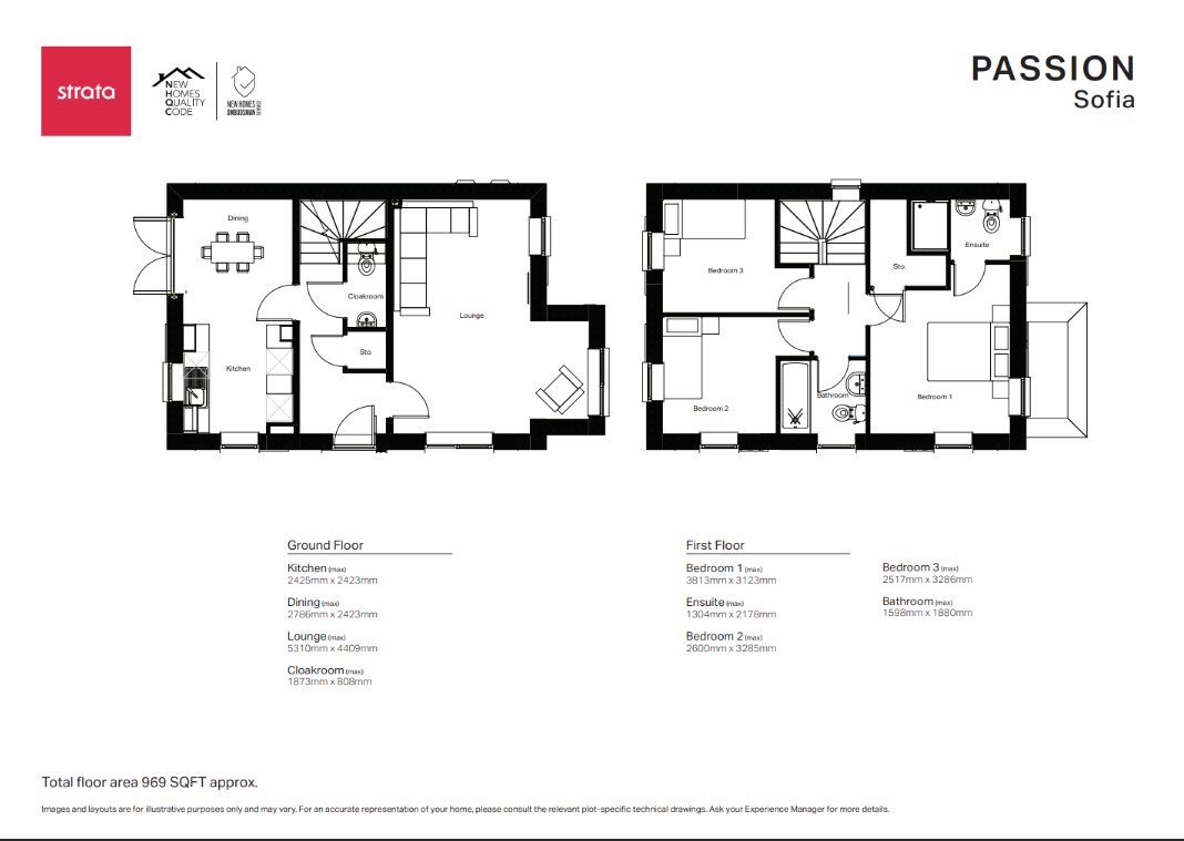 The Sofia, Passion,, Merrington Lane, Country Durham floorplan
