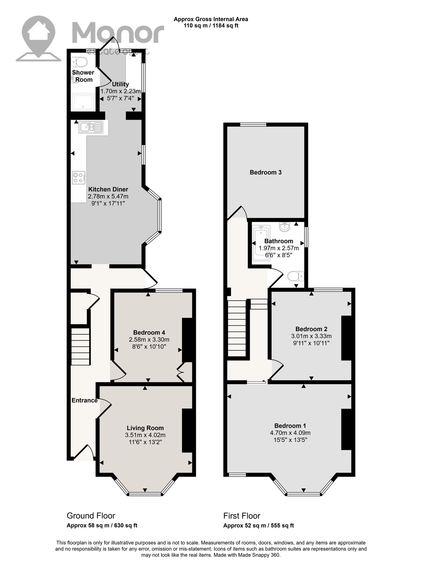 127 Browning Road, London floorplan