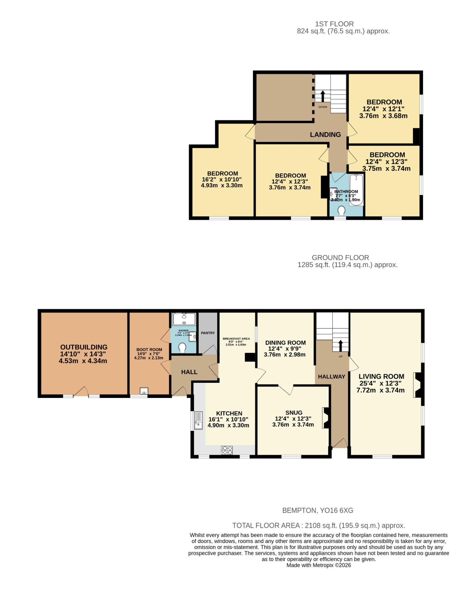 Old Mill House, -, Bridlington floorplan