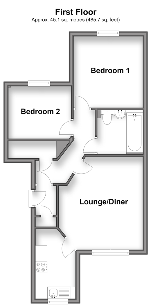 Herne Bay Road, Whitstable floorplan