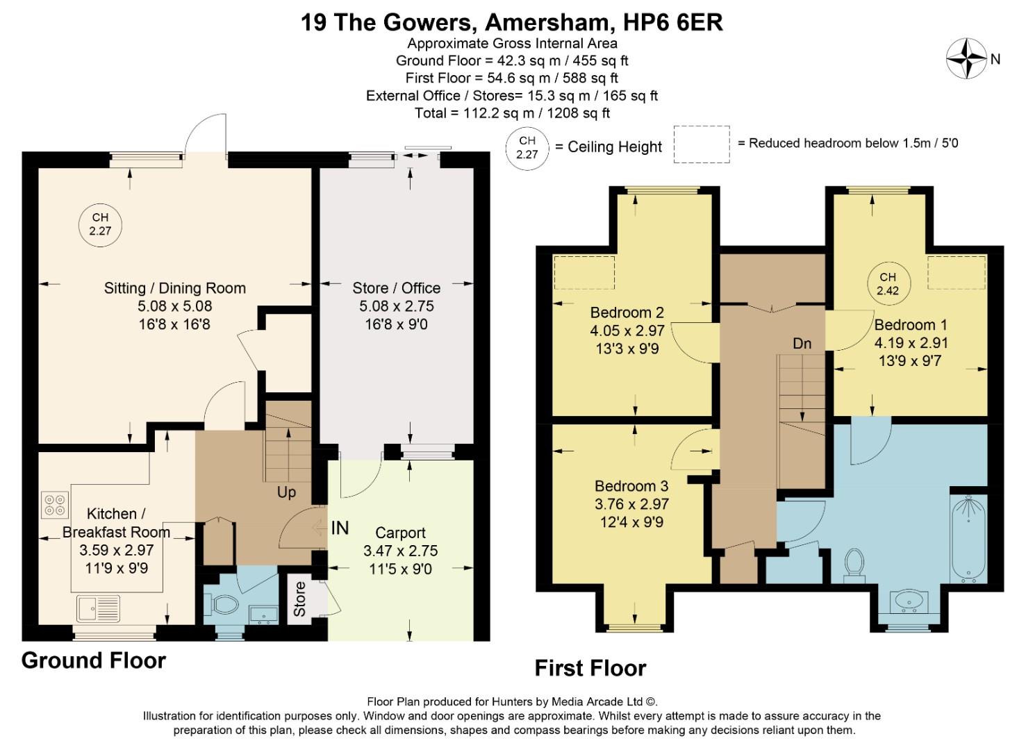 19, The Gowers, Amersham floorplan